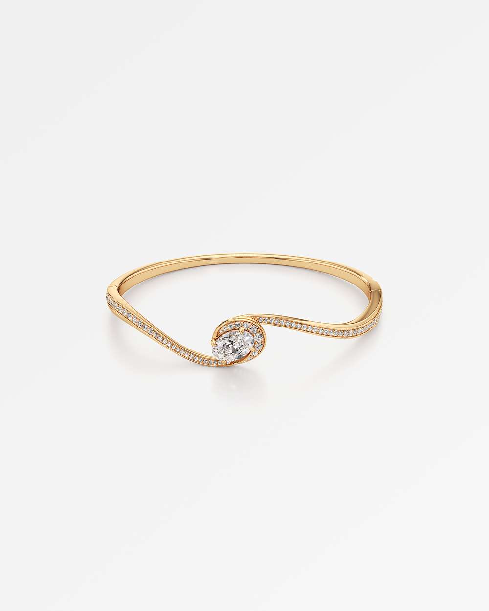 Sylphine Diamond Bangle