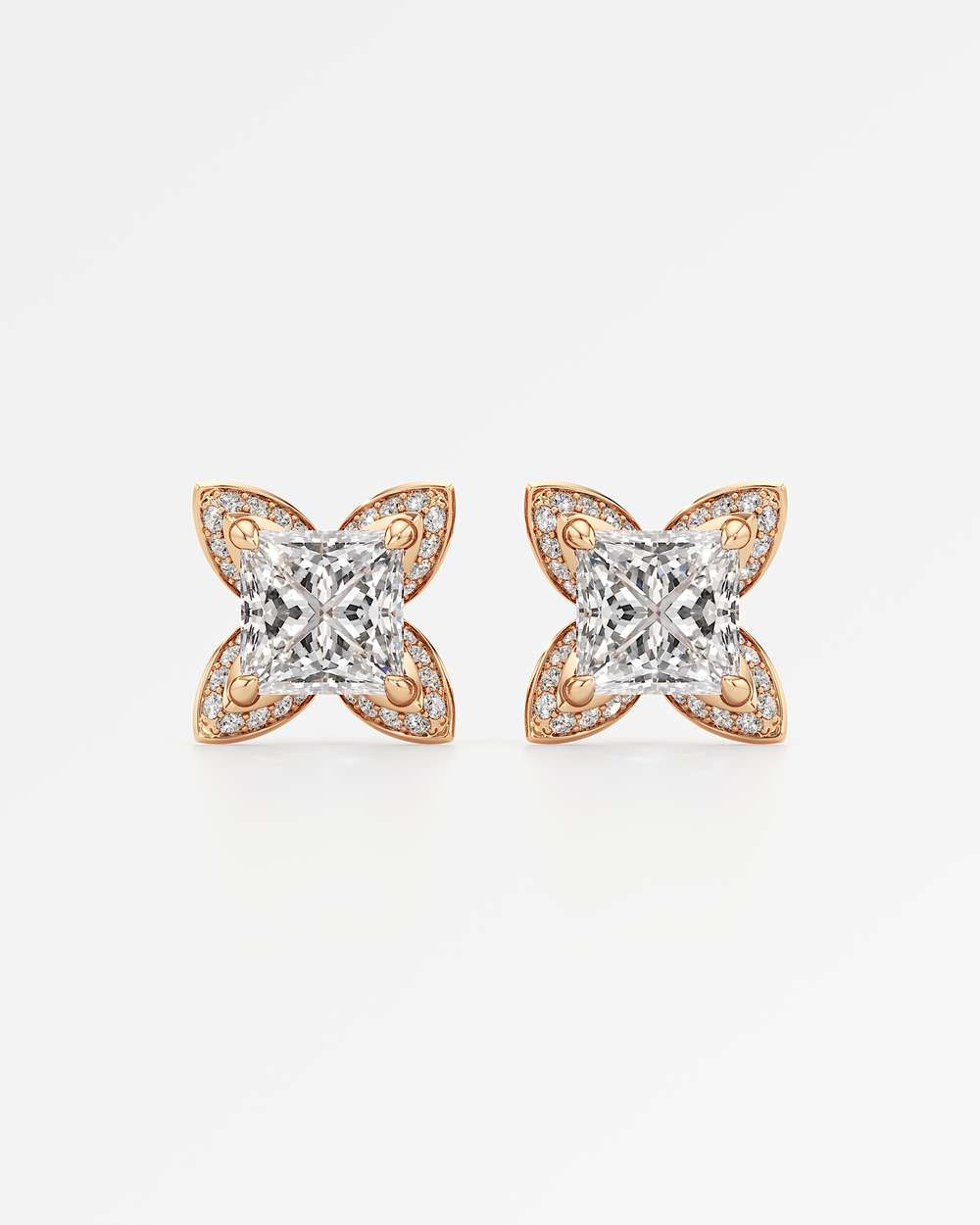Etera Diamond Stud Earrings
