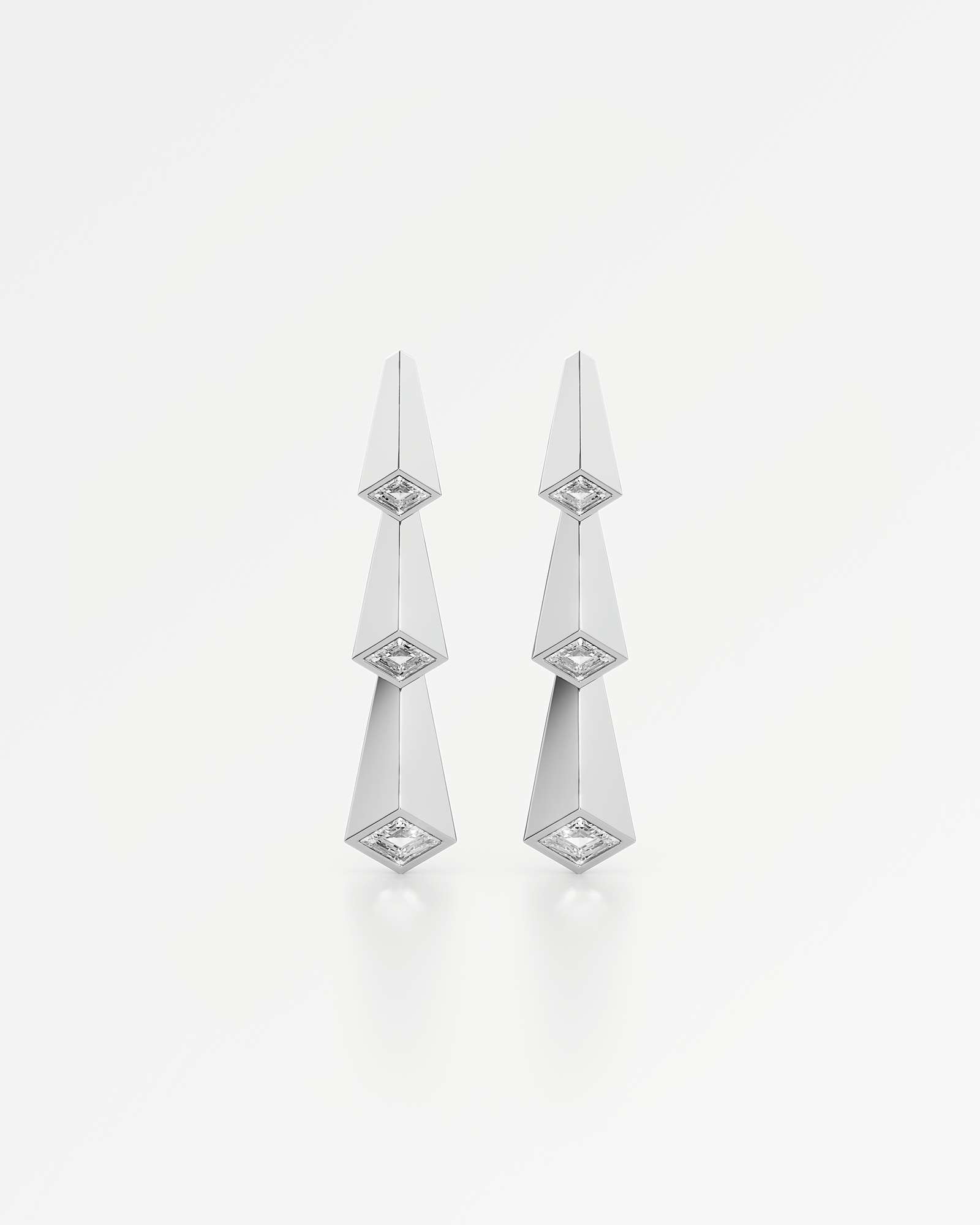 Trelis Diamond Earrings