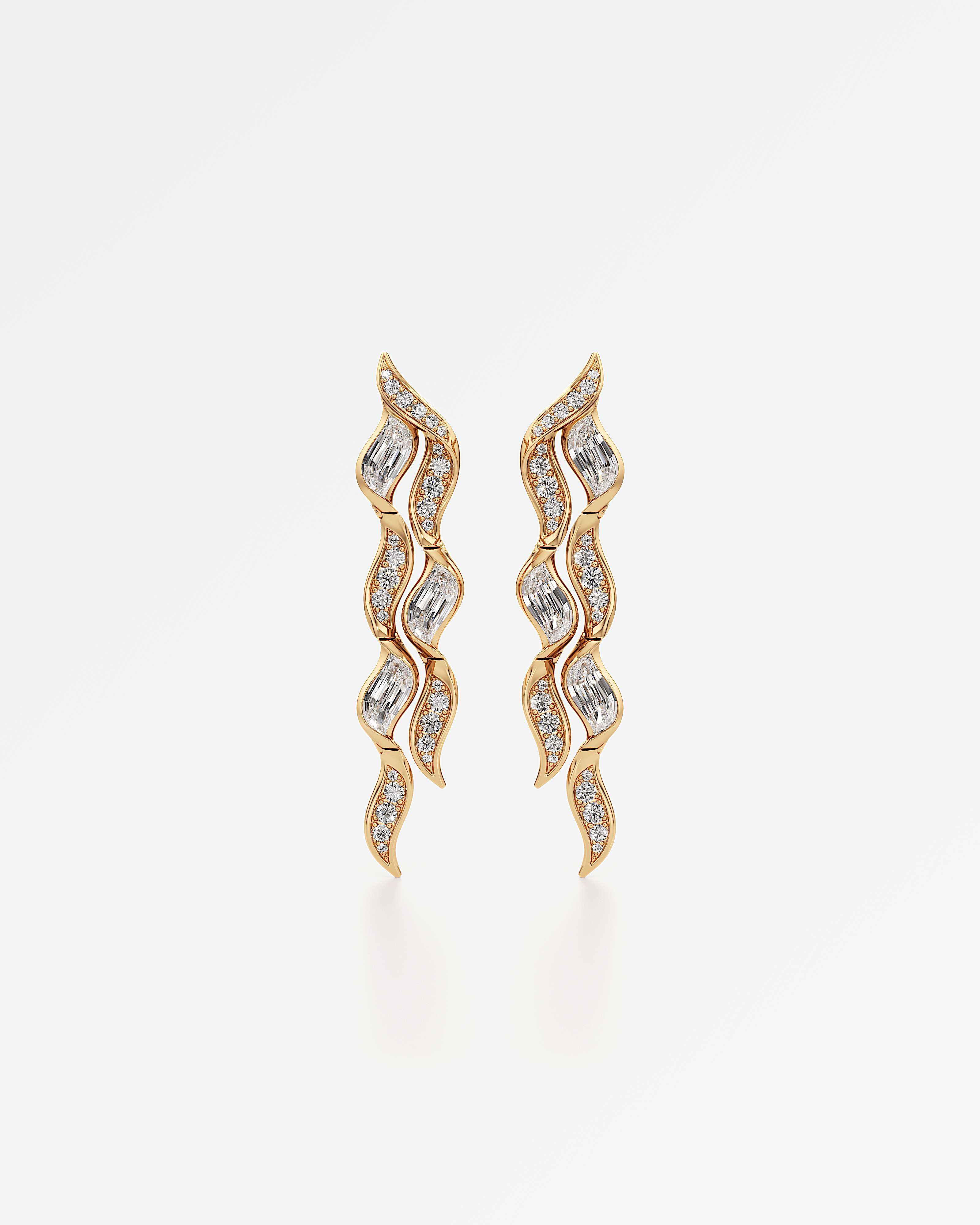 Glimmer Namie Diamond Earrings, In 14K Yellow Gold (6.25 ctw)