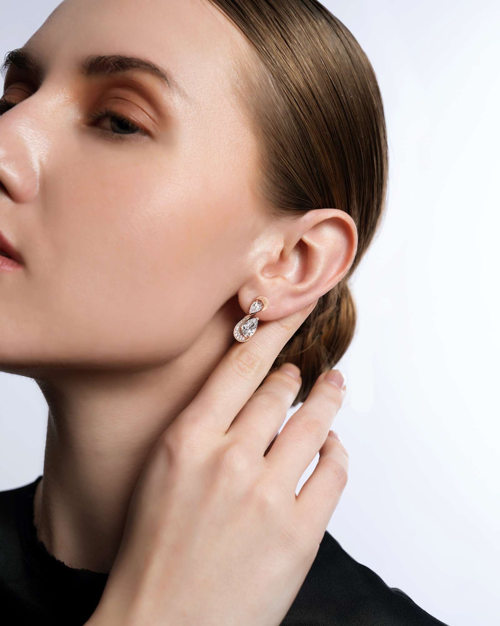 You Zephyr Diamond Earrings, in 14K Rose Gold (2.17 ctw)