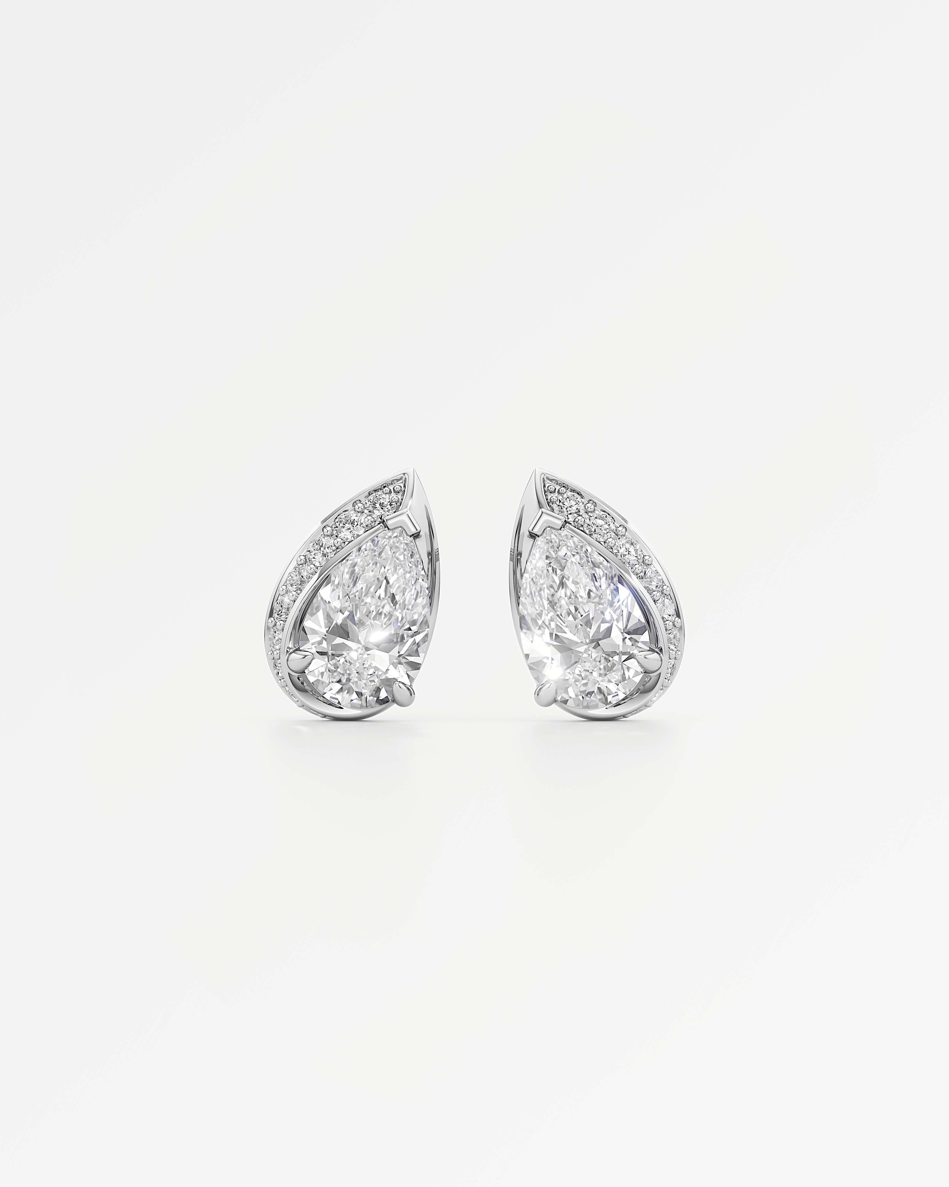 You Dewdrops Diamond Stud Earrings, in 14K White Gold (1.98 ctw)