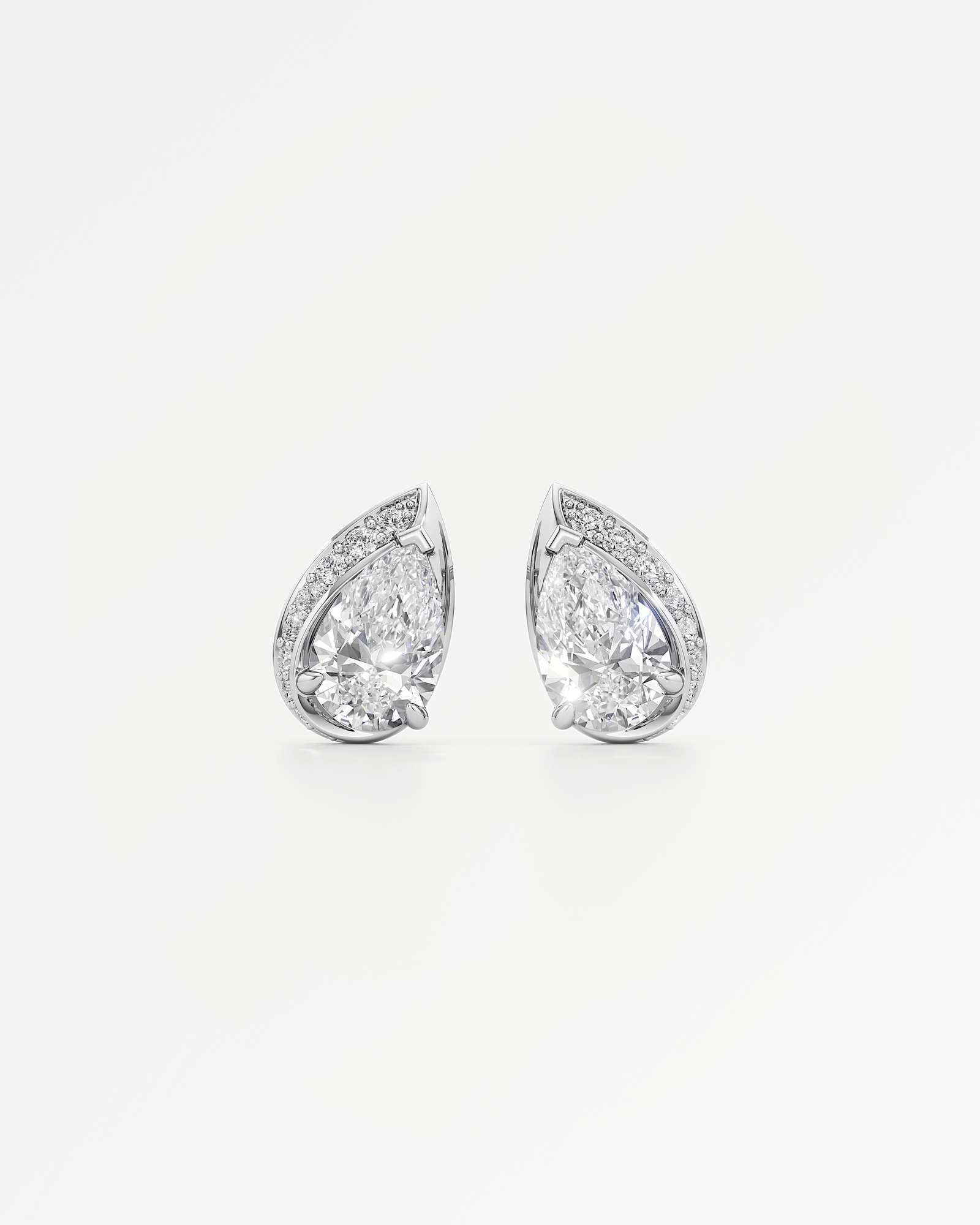 Dewdrops Diamond Stud Earrings
