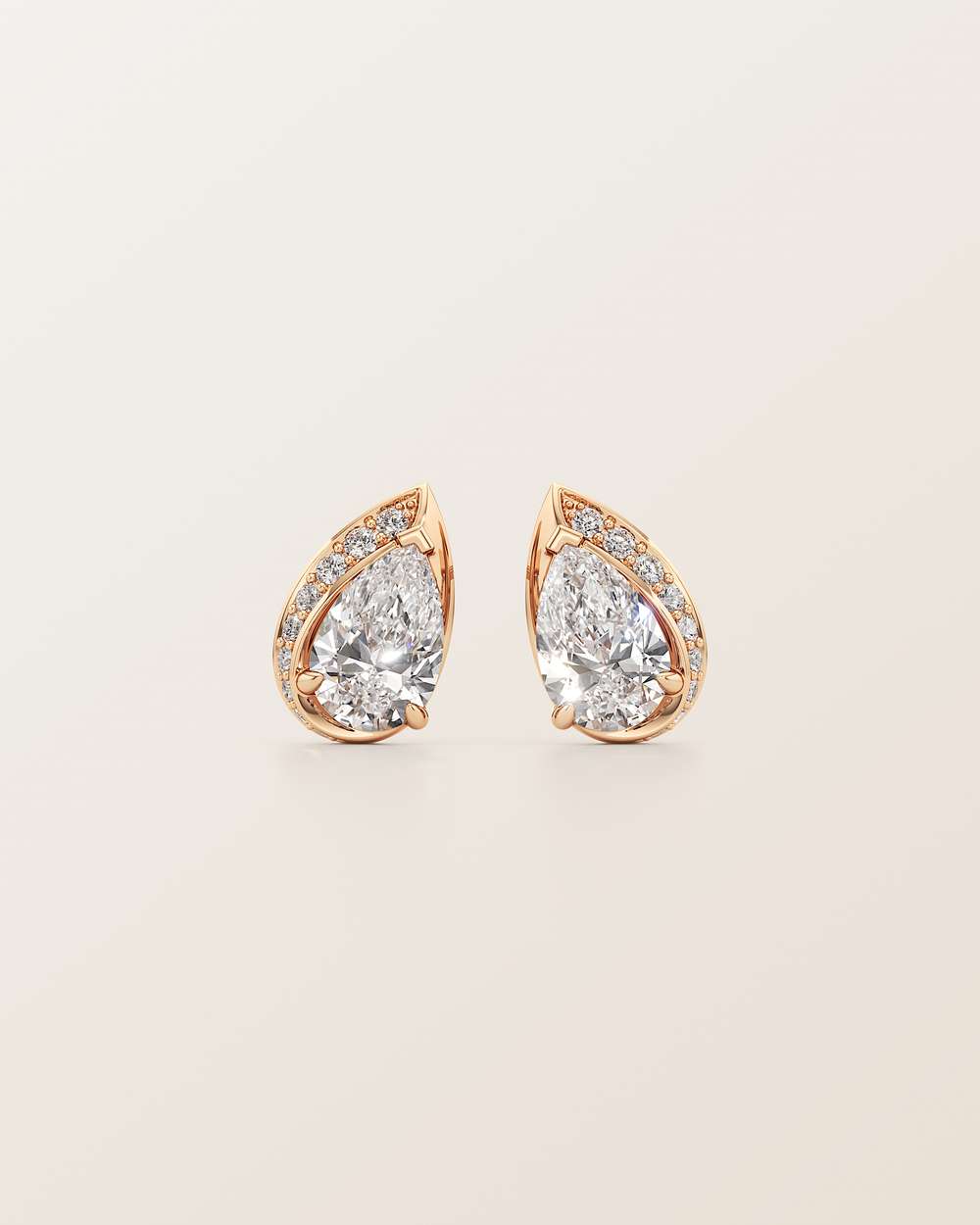 Dewdrops Diamond Stud Earrings