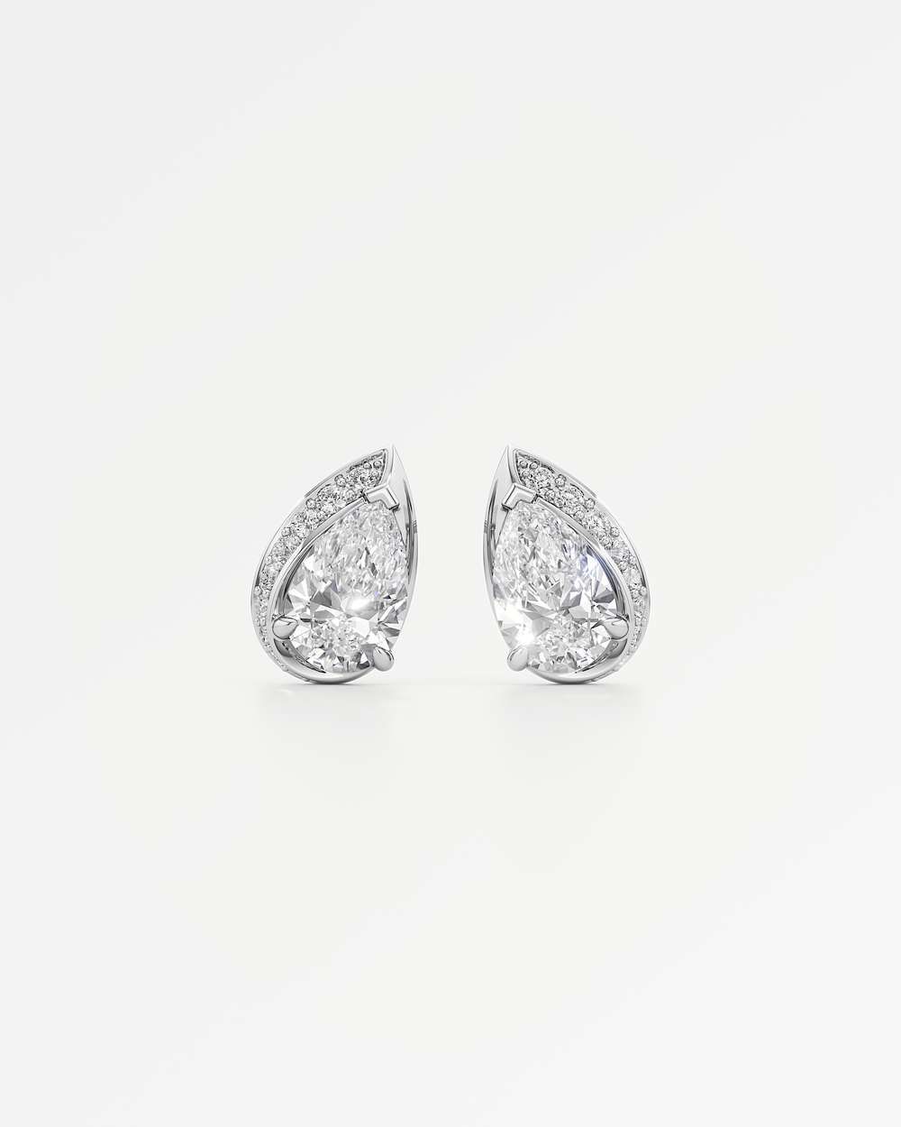 Dewdrops Diamond Stud Earrings