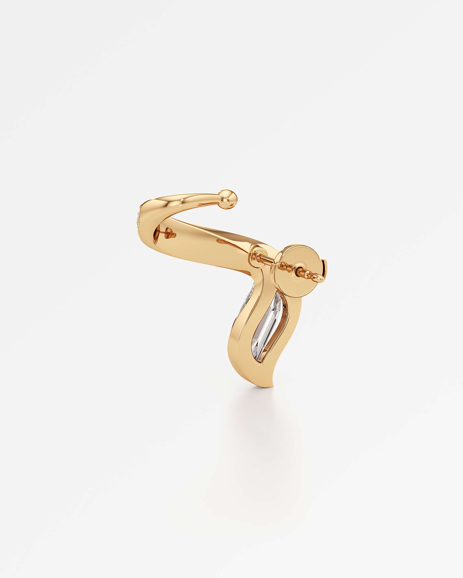 Glimmer Refléa Diamond Earrings, In 14K Yellow Gold (2.63 ctw)