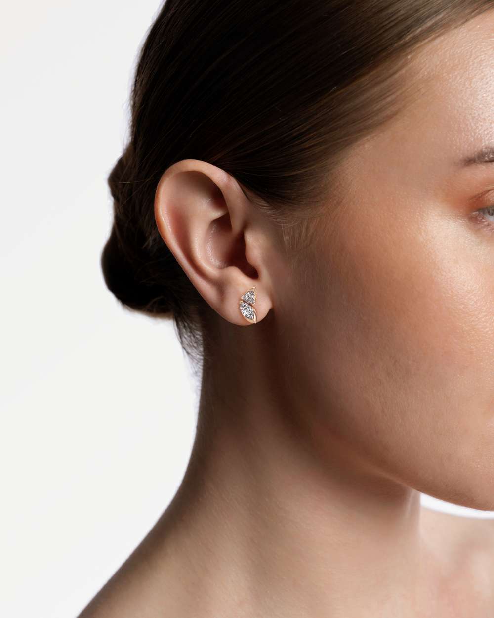 Levé Diamond Stud Earrings