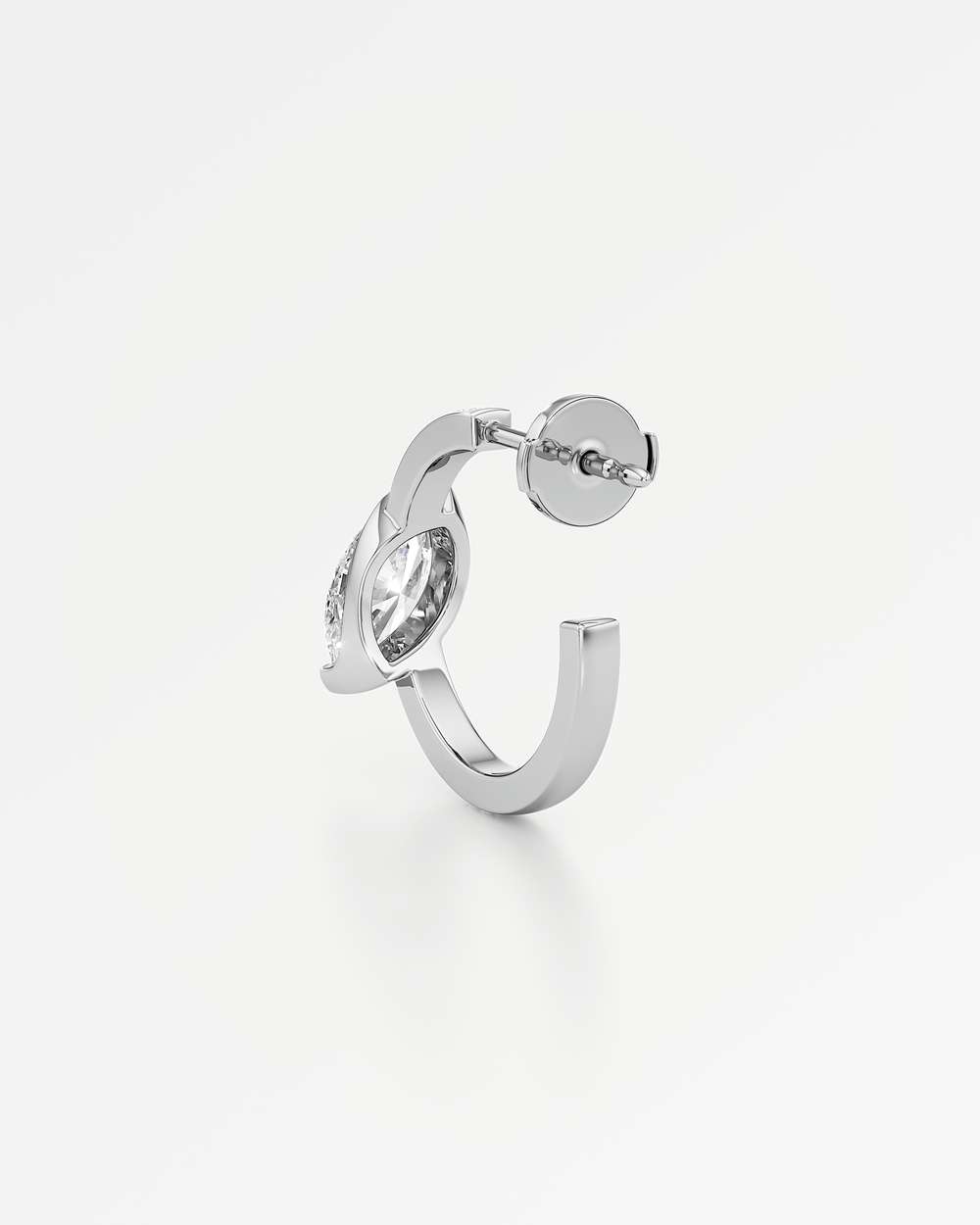 Ridalyn Diamond Hoop Earrings