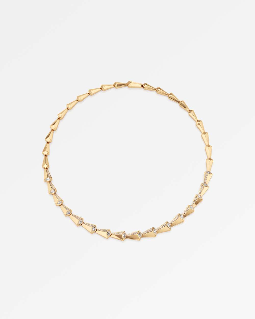 AM TO BEYOND Continuum Pavé Diamond Necklace