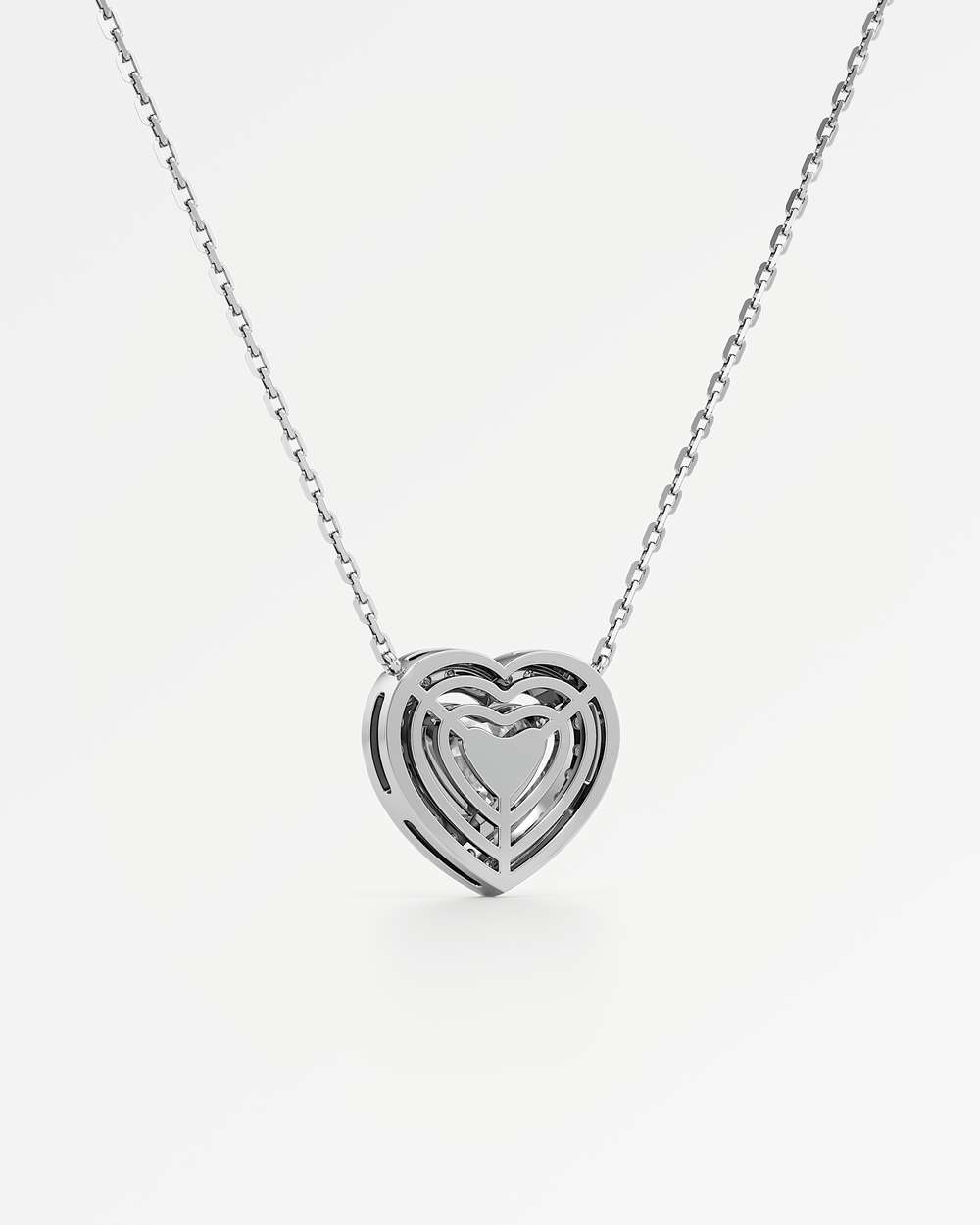Celeste Diamond Halo Necklace
