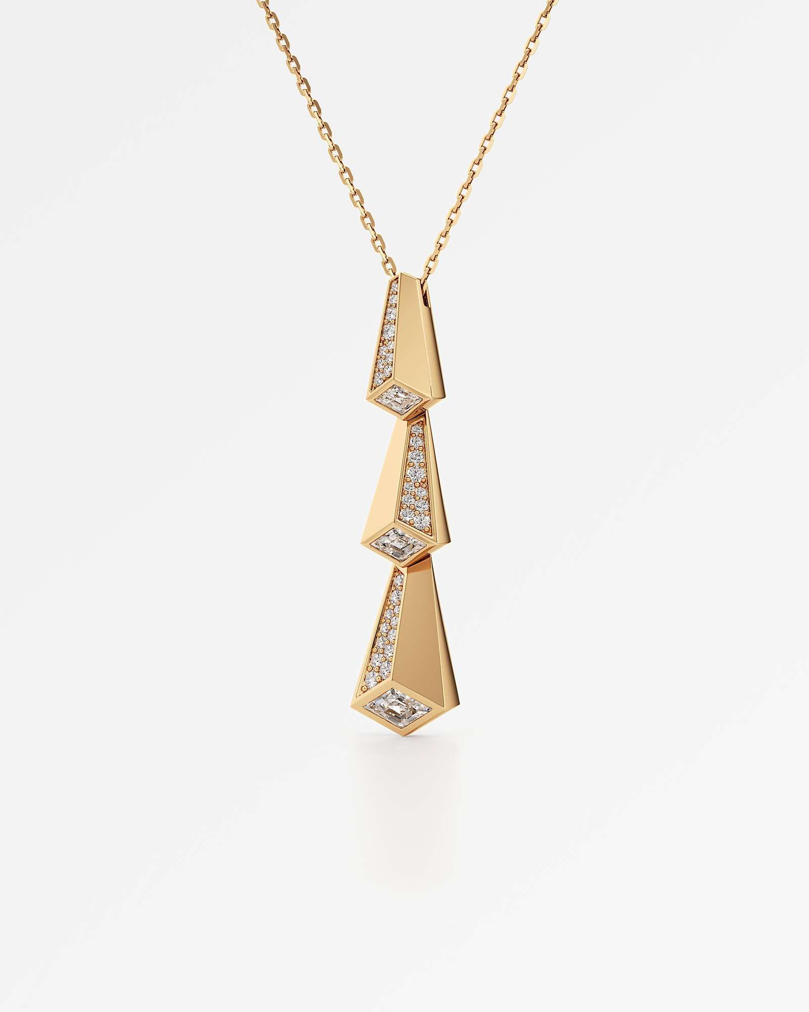 AM To Beyond Trelex Diamond Pendant, in 18K Yellow Gold (0.89 ctw)