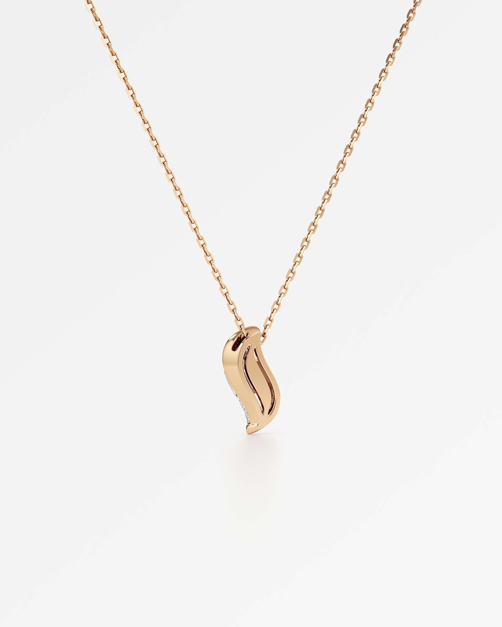 Glimmer Faléa Diamond Pendant, In 14K Rose Gold (2.00 ctw)