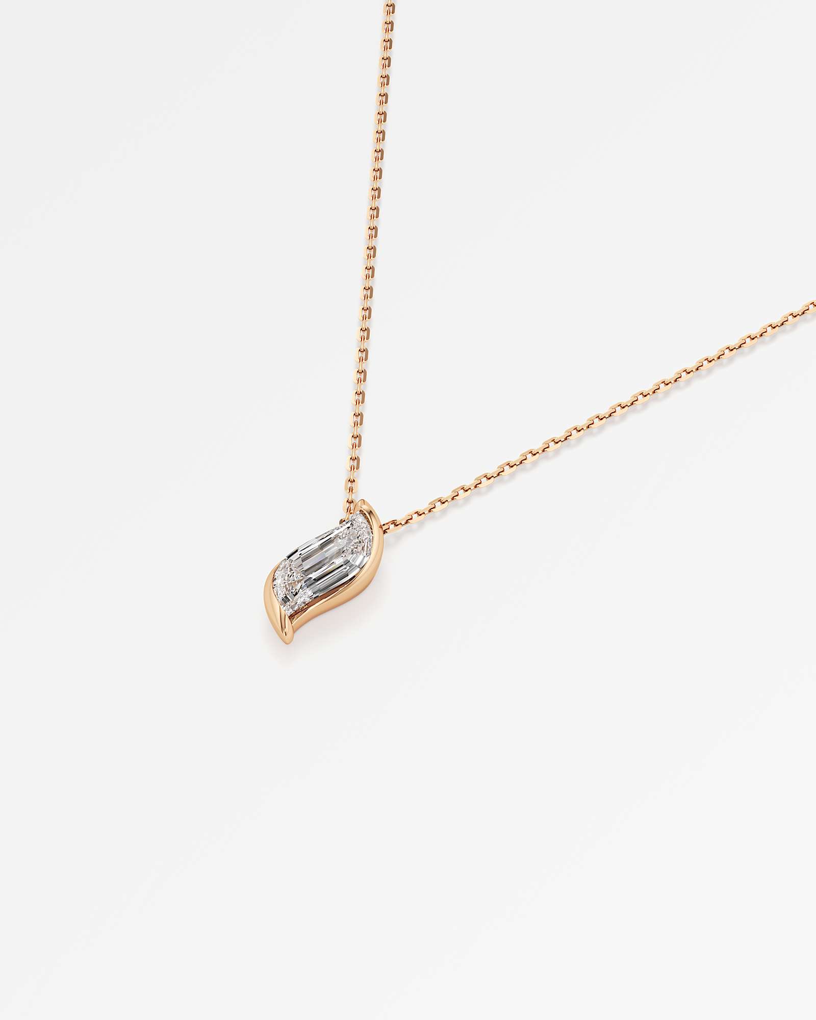Glimmer Faléa Diamond Pendant, In 14K Rose Gold (2.00 ctw)