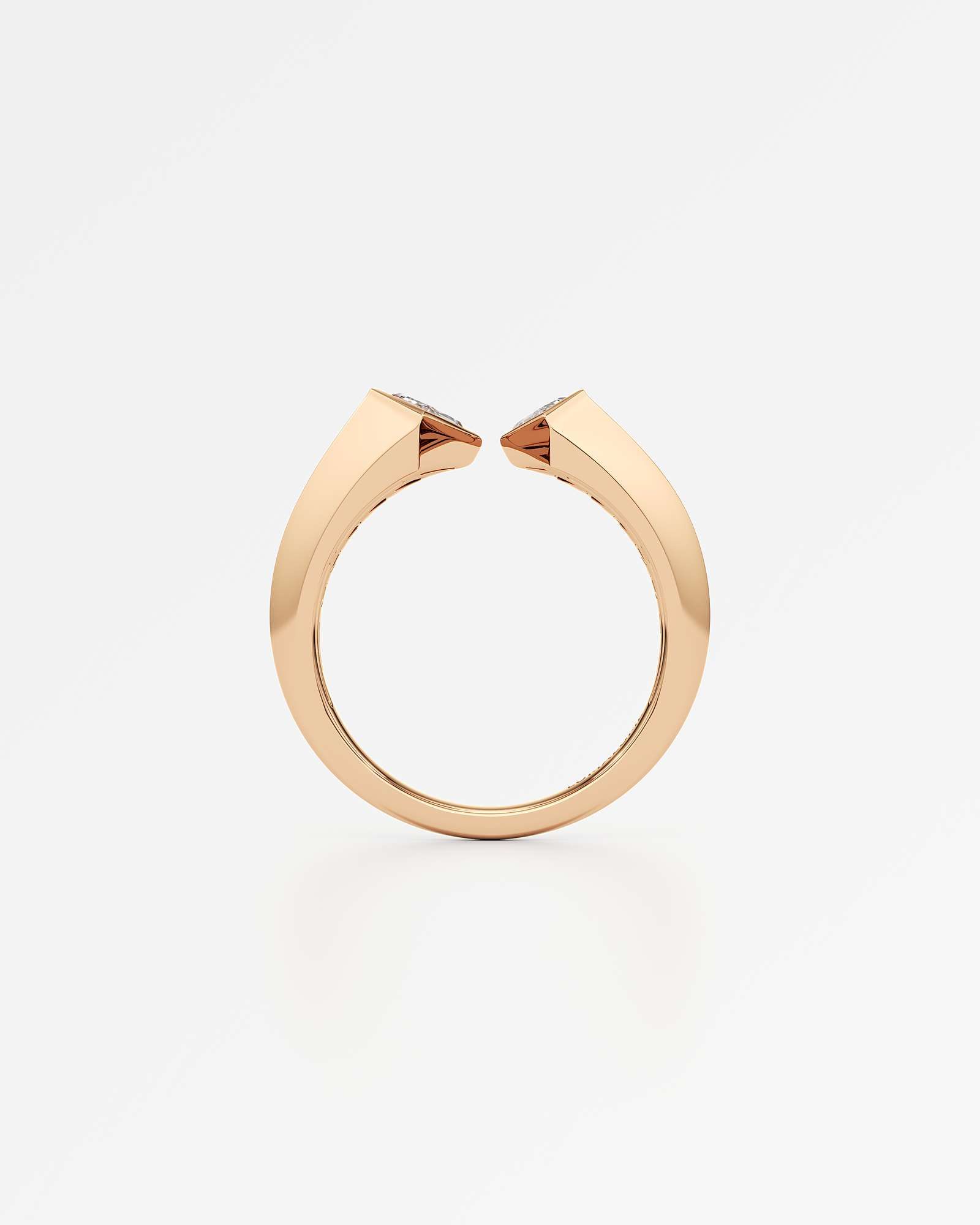 AM To Beyond Vértice Diamond Ring, in 14K Rose Gold (0.88 ctw)