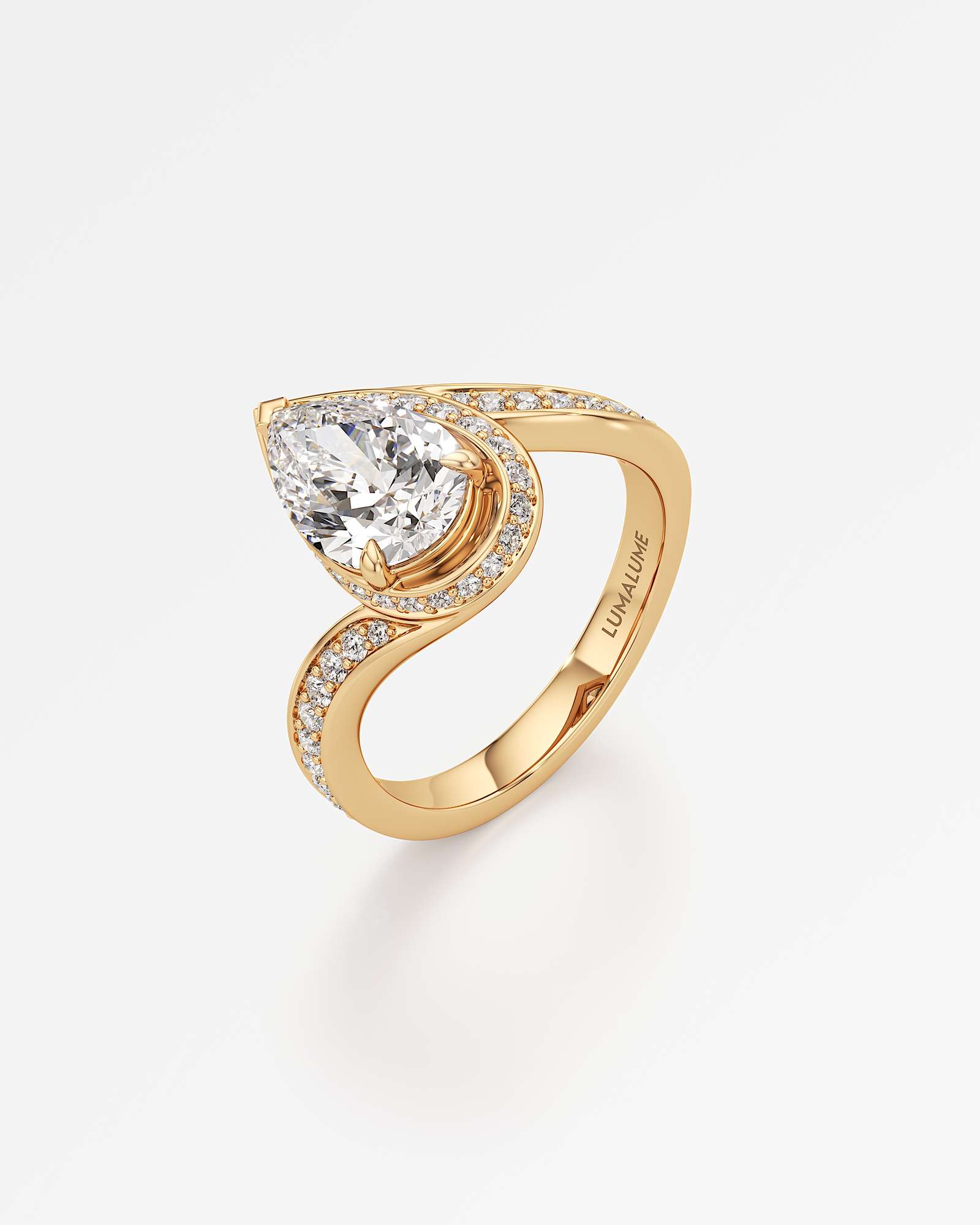 Nautilus Diamond Engagement Ring