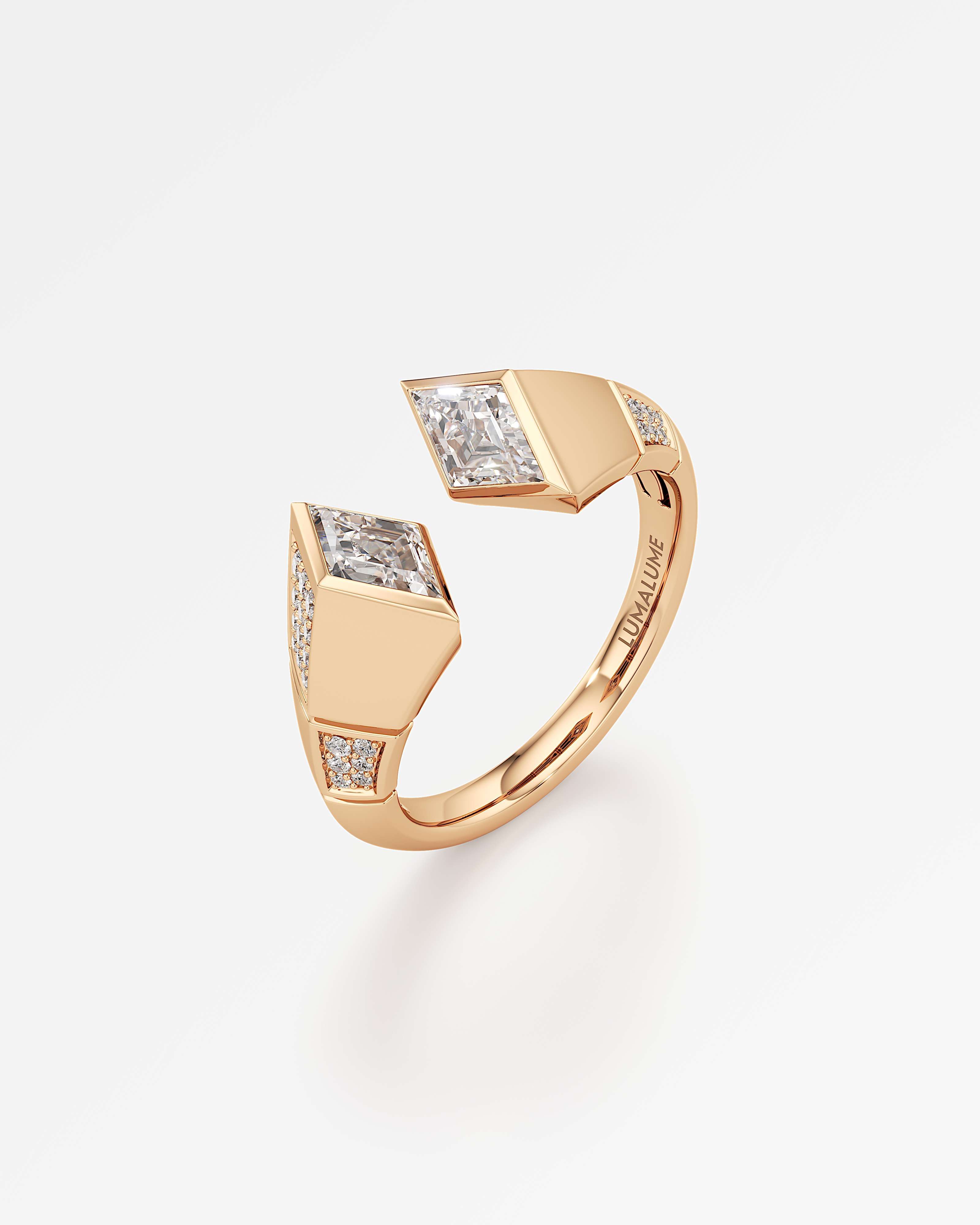 AM To Beyond Overture Diamond Ring, in 14K Rose Gold (1.09 ctw)