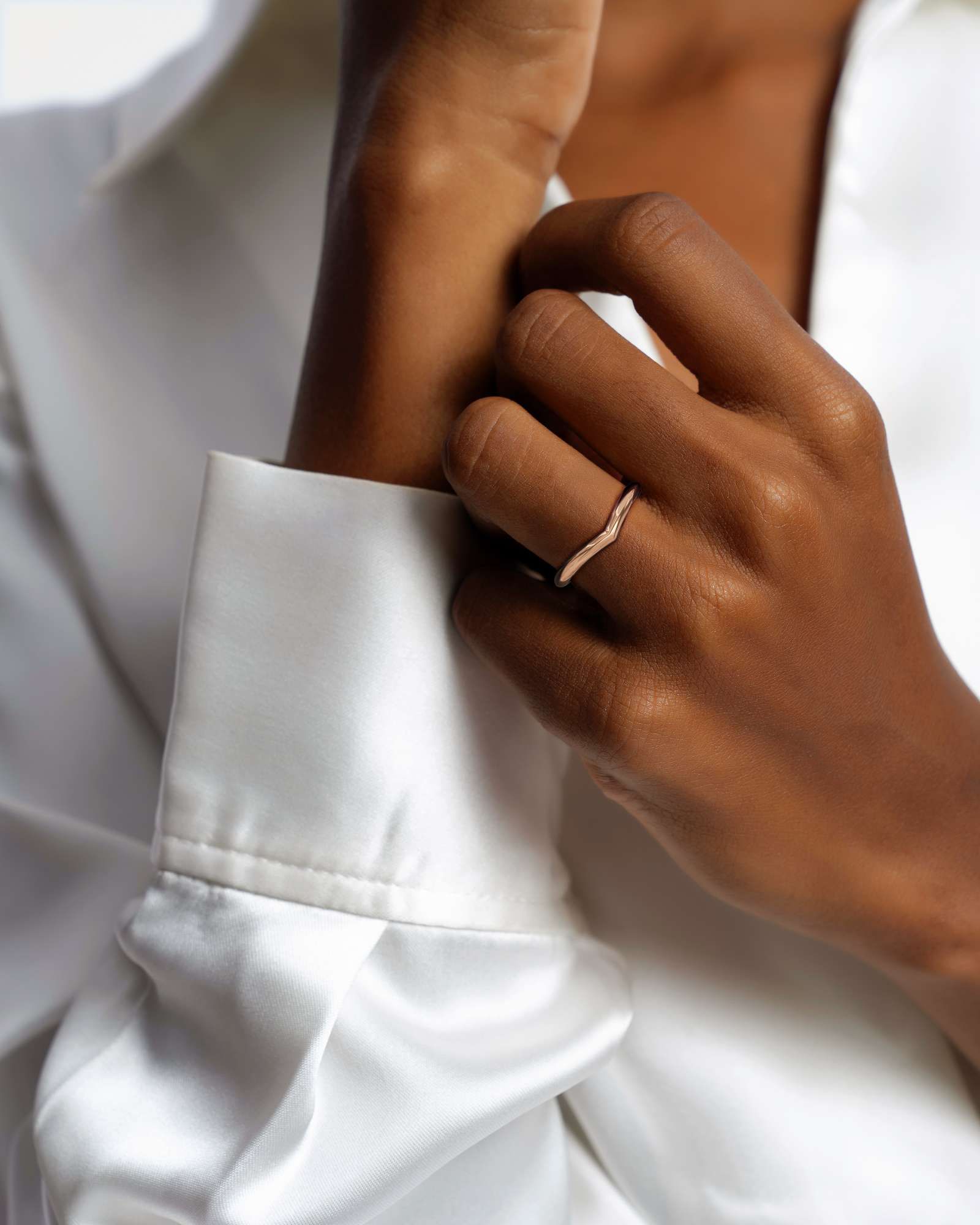 Velara Vera Wedding Band, in 14K Rose Gold