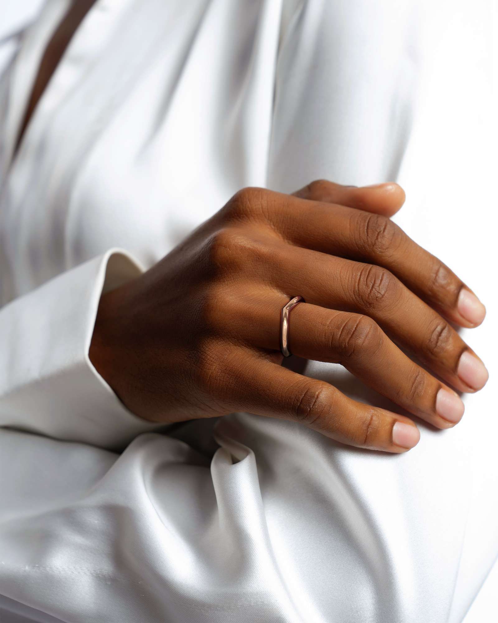 Velara Vera Wedding Band, in 14K Rose Gold