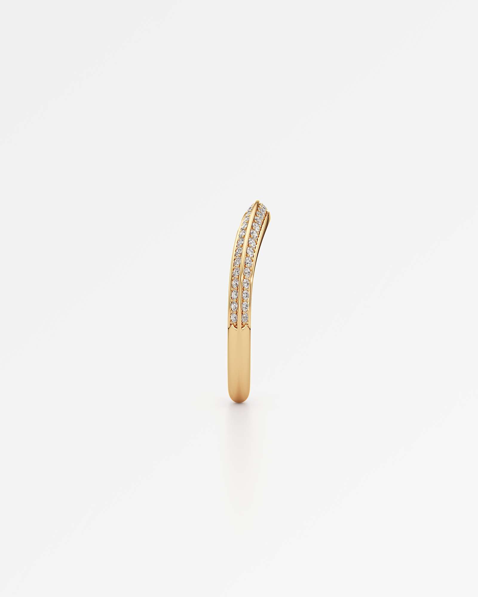Velara Vérina Pavé Diamond Wedding Band, in 14K Yellow Gold (0.27 ctw)