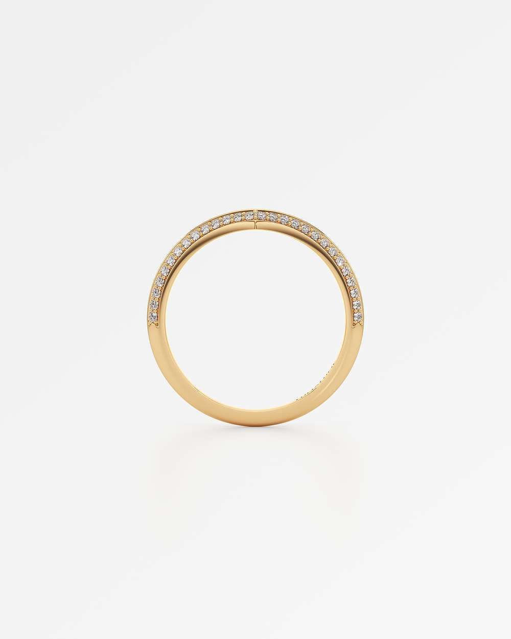 Vita Pavé Diamond Wedding Band