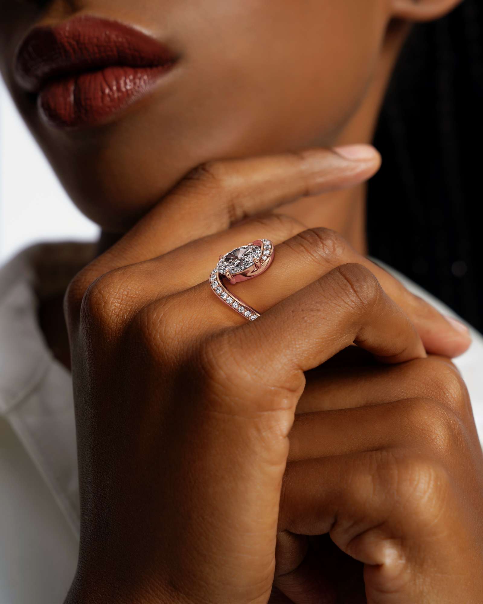 You Vortex Diamond Ring, in 14K Rose Gold (2.52 ctw)