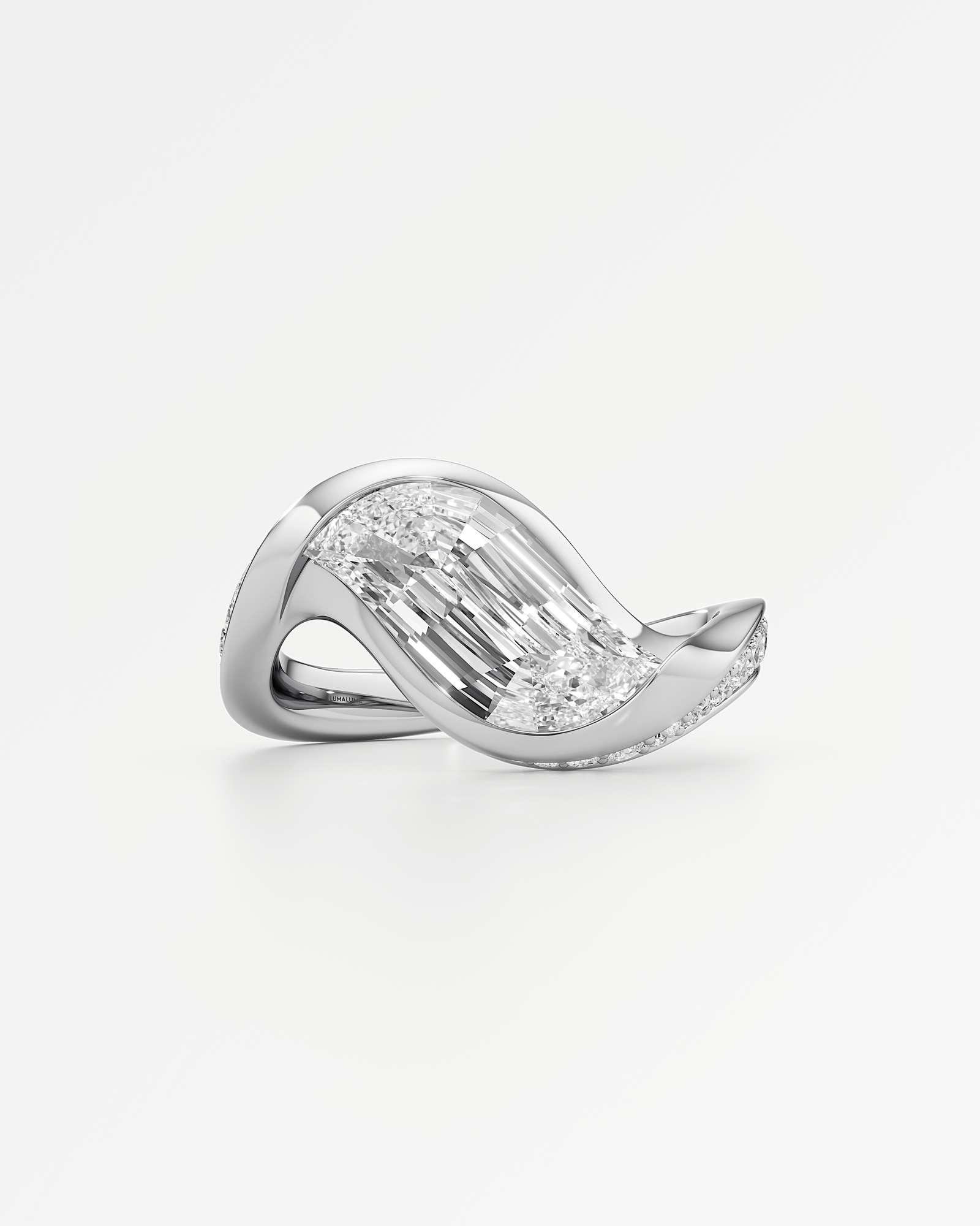 Glimmer Olena Diamond Ring, In 14K White Gold (2.48 ctw)