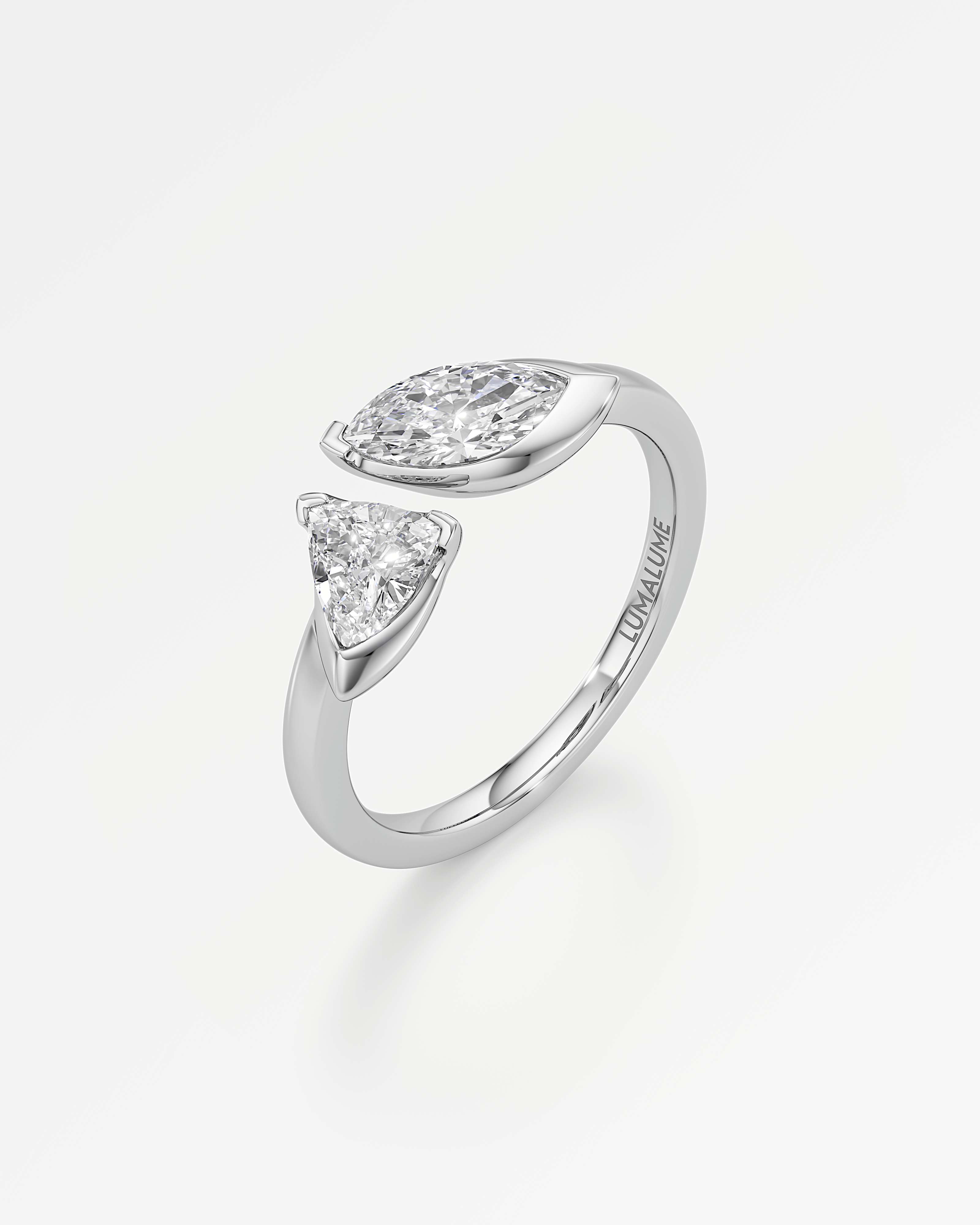 Pinnacle Levé Diamond Ring, In 14K White Gold (1.12 ctw)