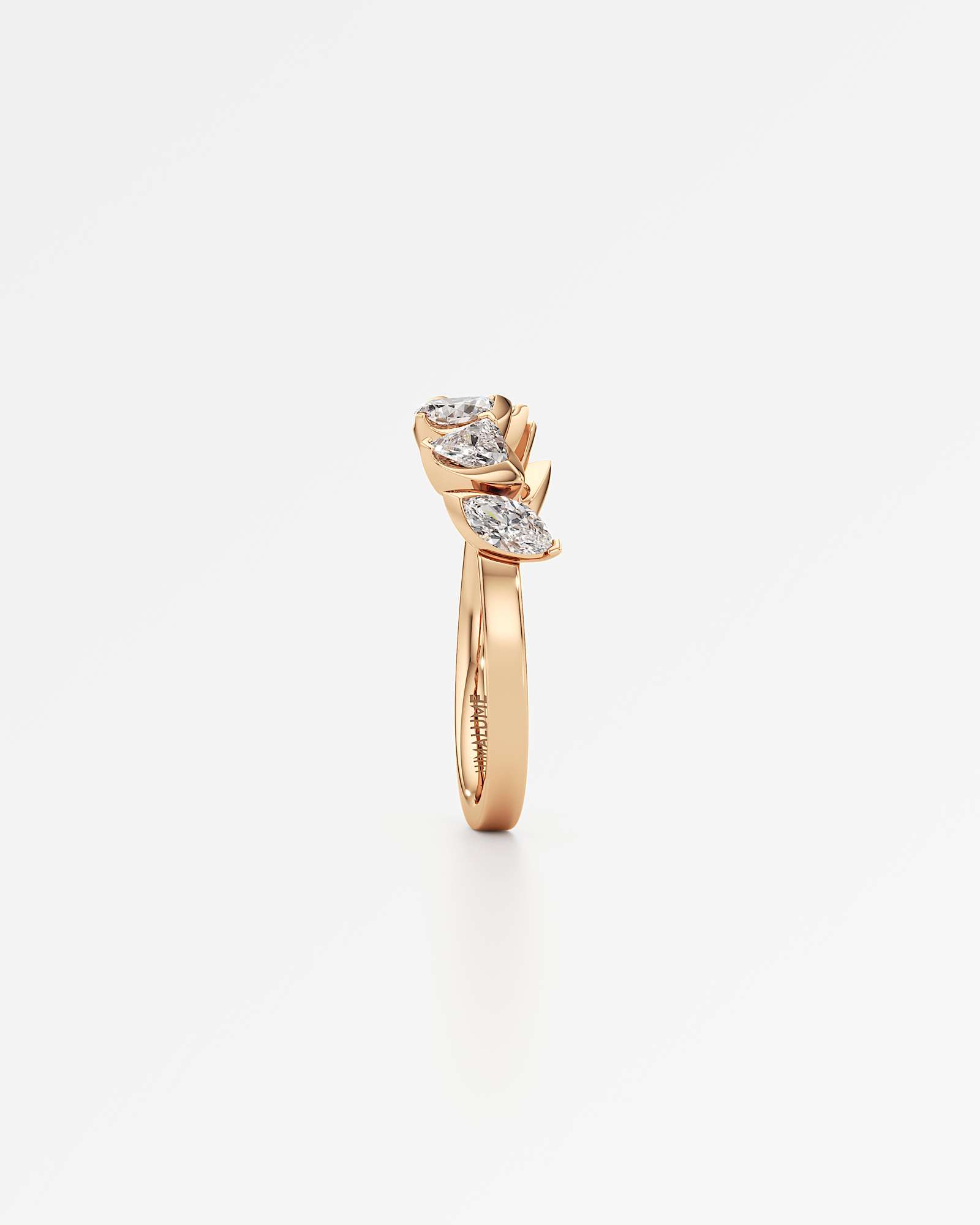 Pinnacle Rochéa Diamond Ring, In 14K Rose Gold (1.01 ctw)