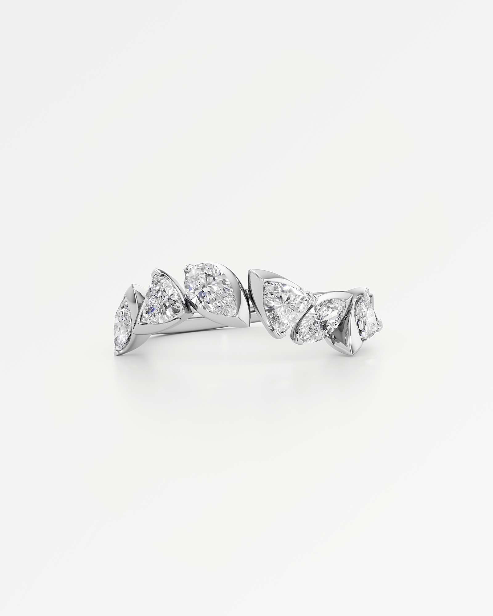 Pinnacle Rochéa Diamond Ring, In 14K White Gold (1.01 ctw)