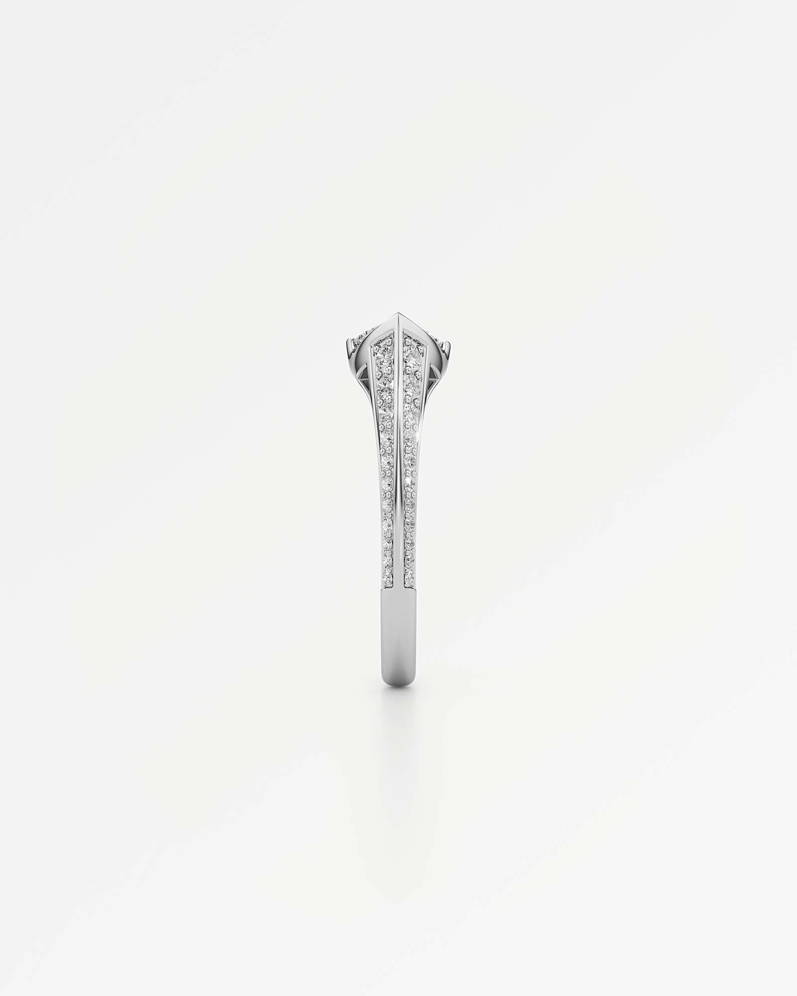 Pinnacle Skaro Diamond Ring, In 14K White Gold (1.20 ctw)