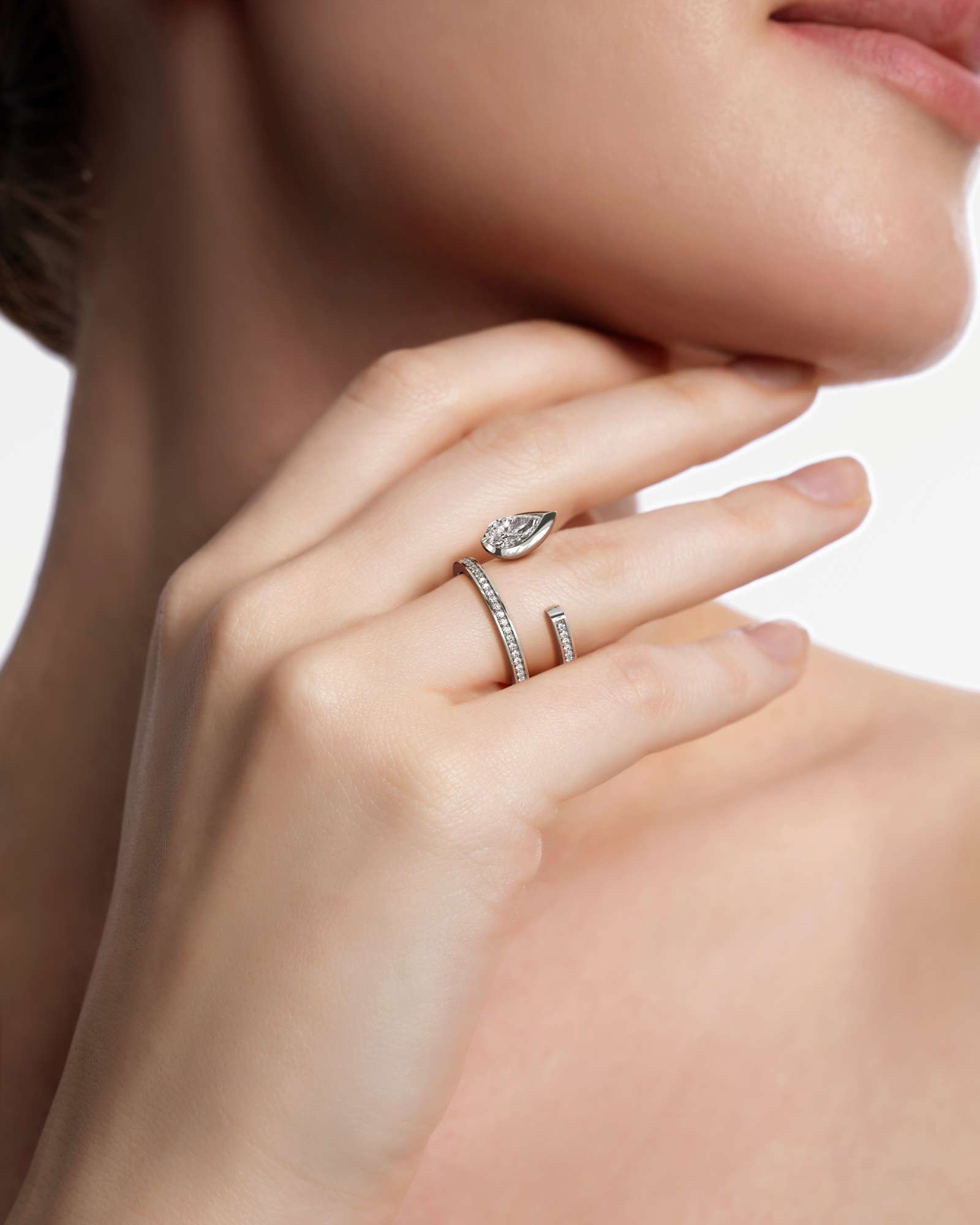 Pinnacle Apexis Diamond Ring, In 14K White Gold (1.80 ctw)