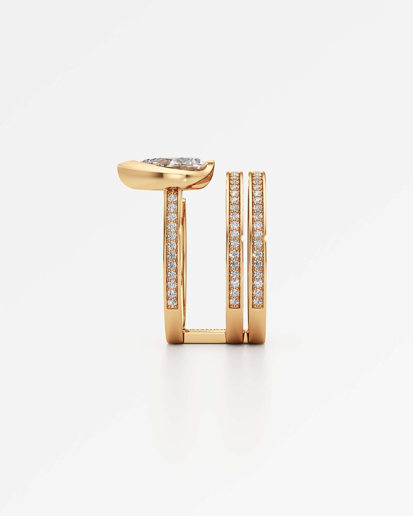Pinnacle Apecia Diamond Ring, In 14K Yellow Gold (1.20 ctw)