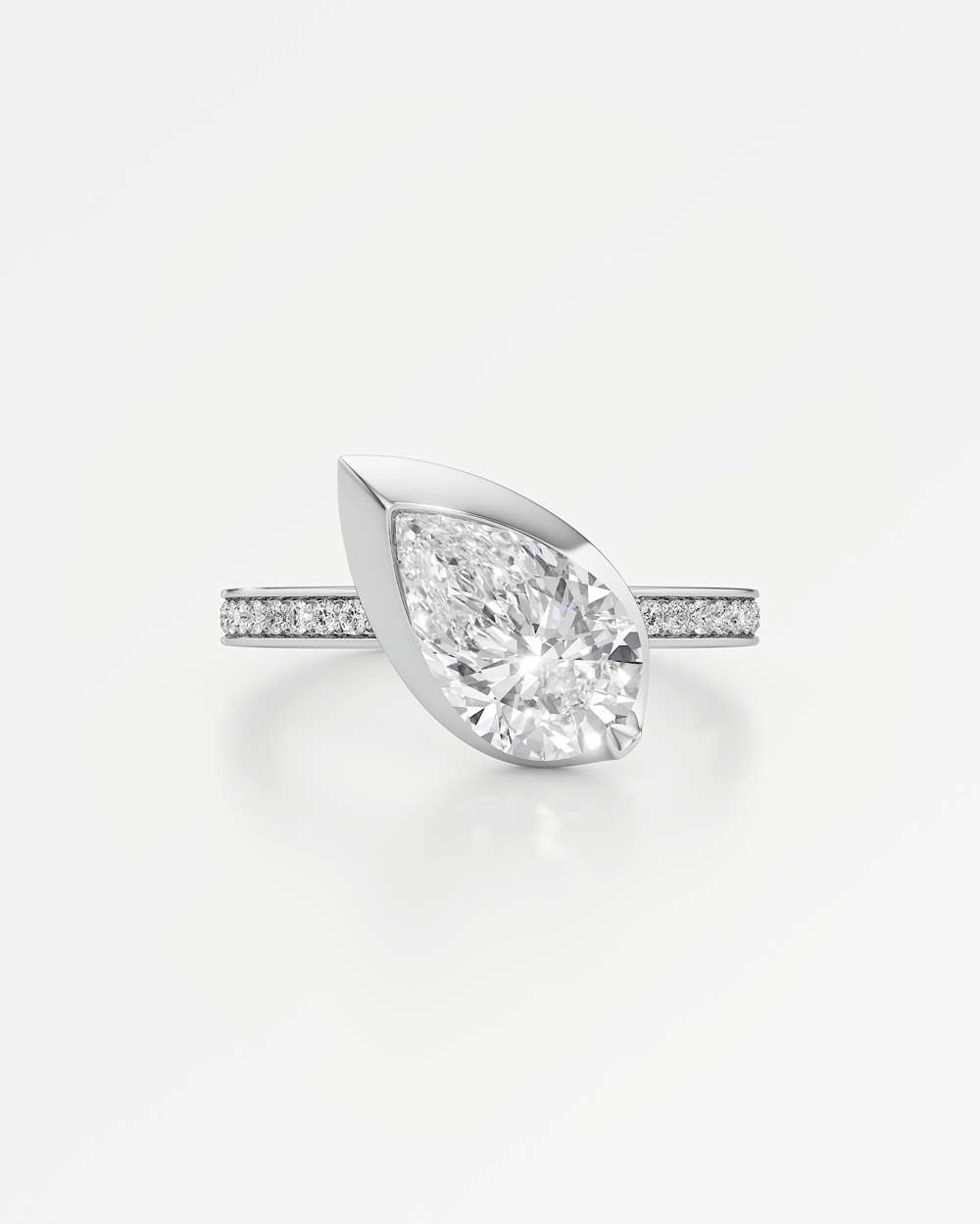 Apice Pavé Diamond Ring