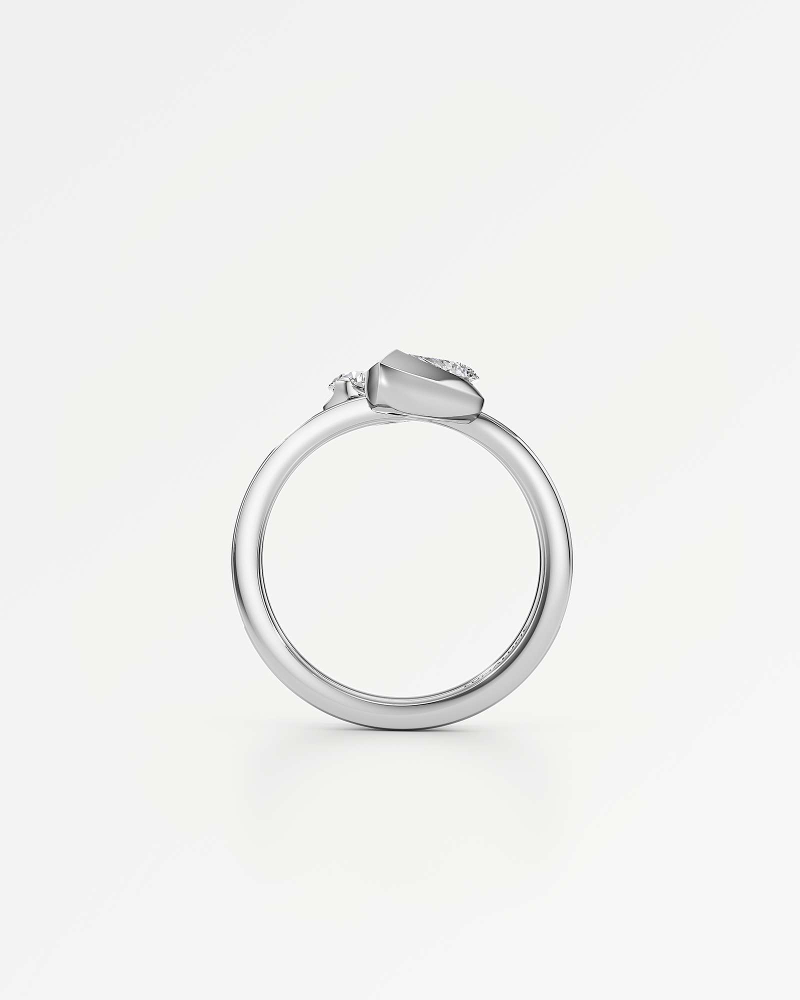 Pinnacle Serralynn Diamond Ring, In 14K White Gold (1.72 ctw)