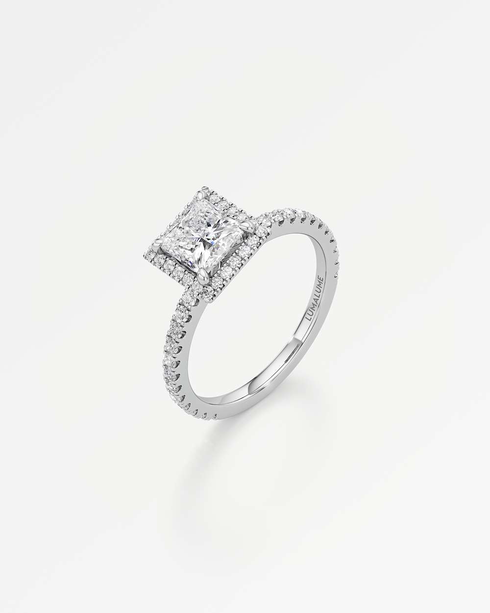 Elsa Halo Diamond Engagement Ring