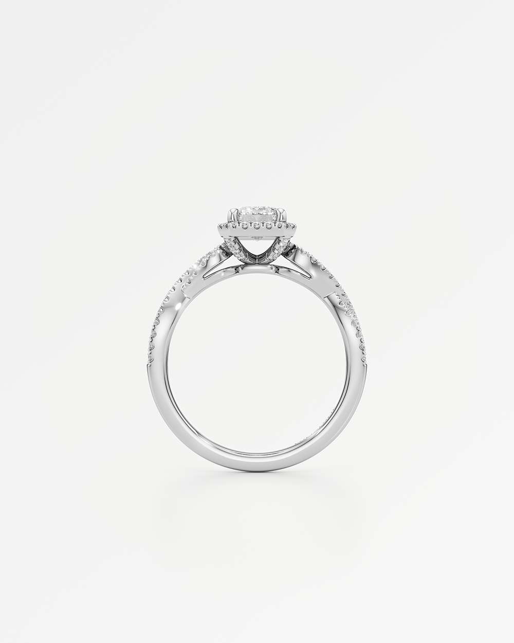 Alessia Halo Diamond Engagement Ring