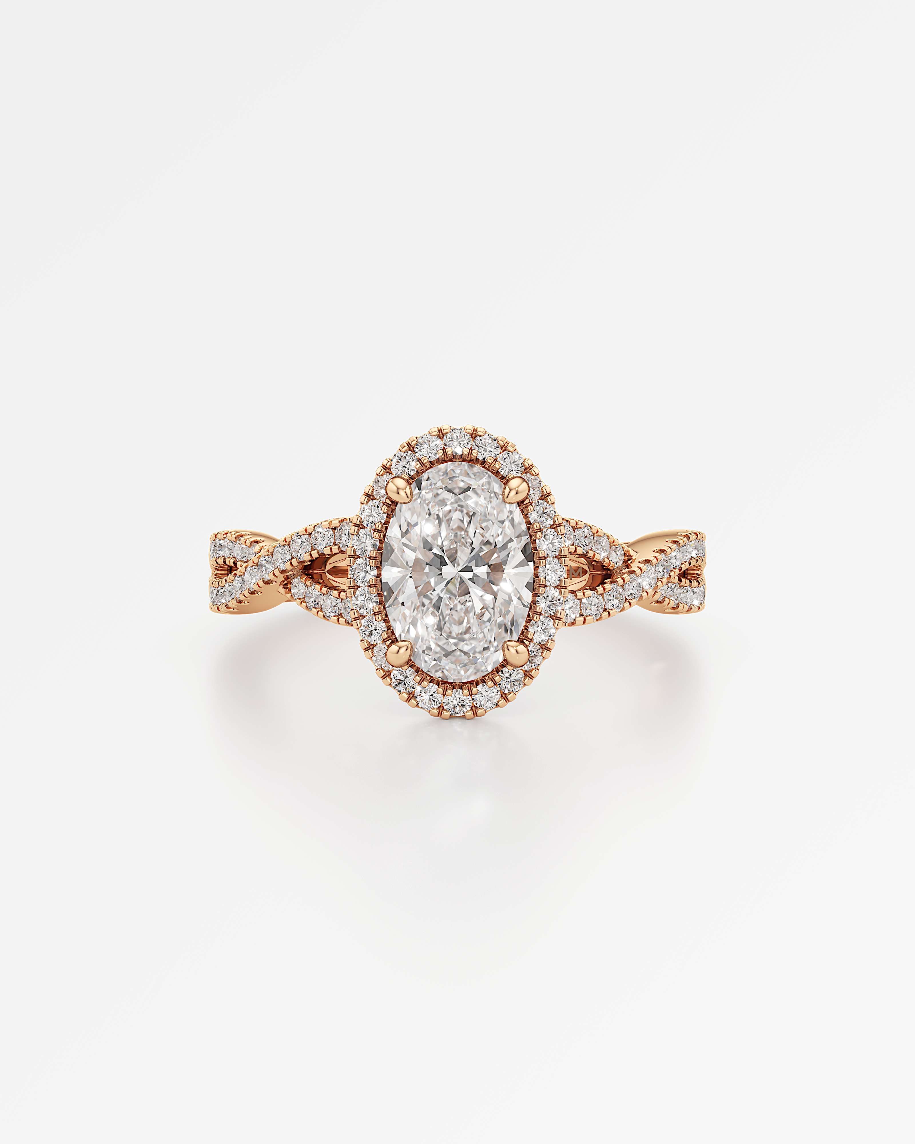 Alessia Halo Diamond Engagement Ring