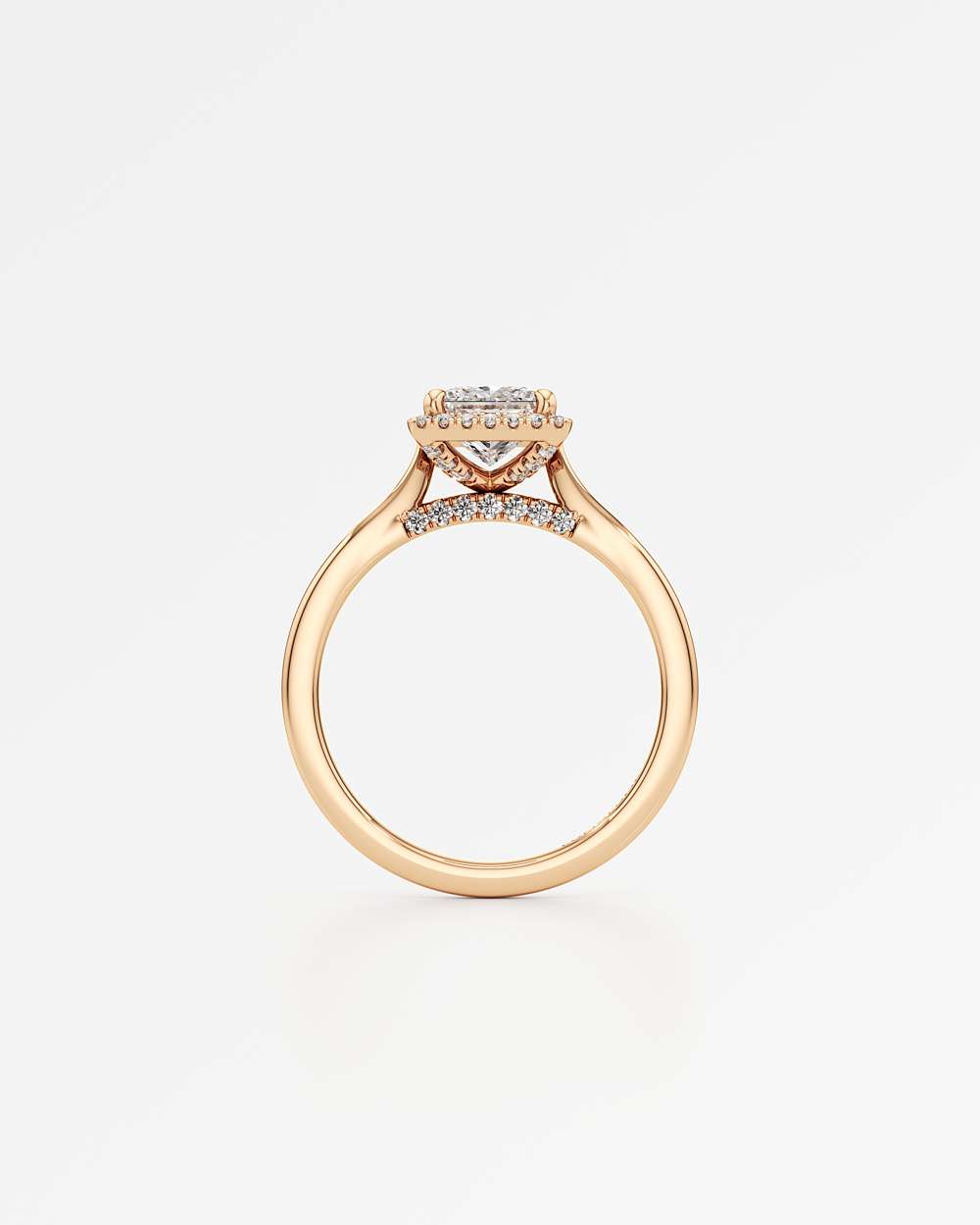 Eleanor Halo Diamond Engagement Ring