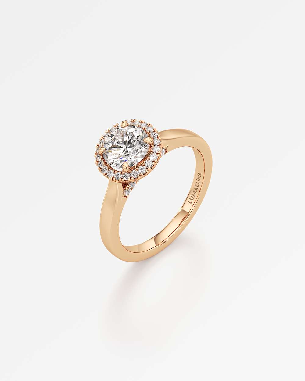 Eleanor Halo Diamond Engagement Ring