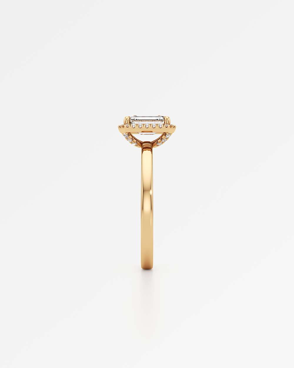 Elin Halo Diamond Engagement Ring