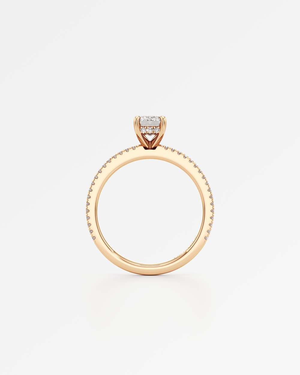 Chiara Hidden Halo Diamond Engagement Ring