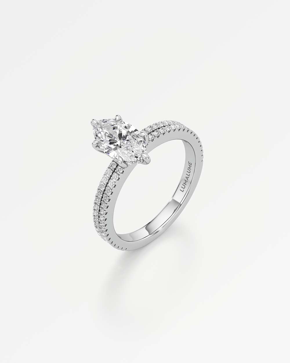 Chiara Hidden Halo Diamond Engagement Ring