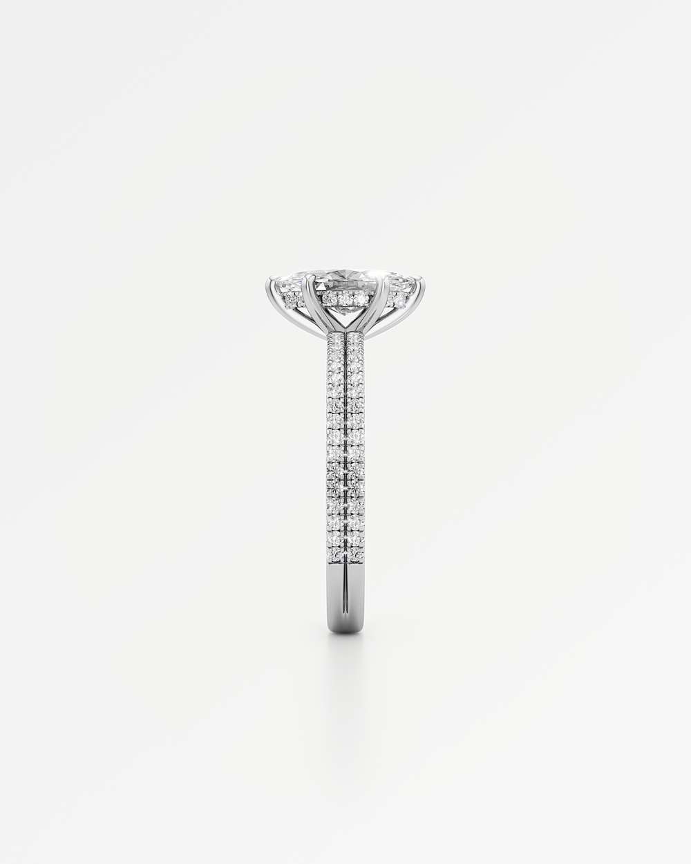 Chiara Hidden Halo Diamond Engagement Ring