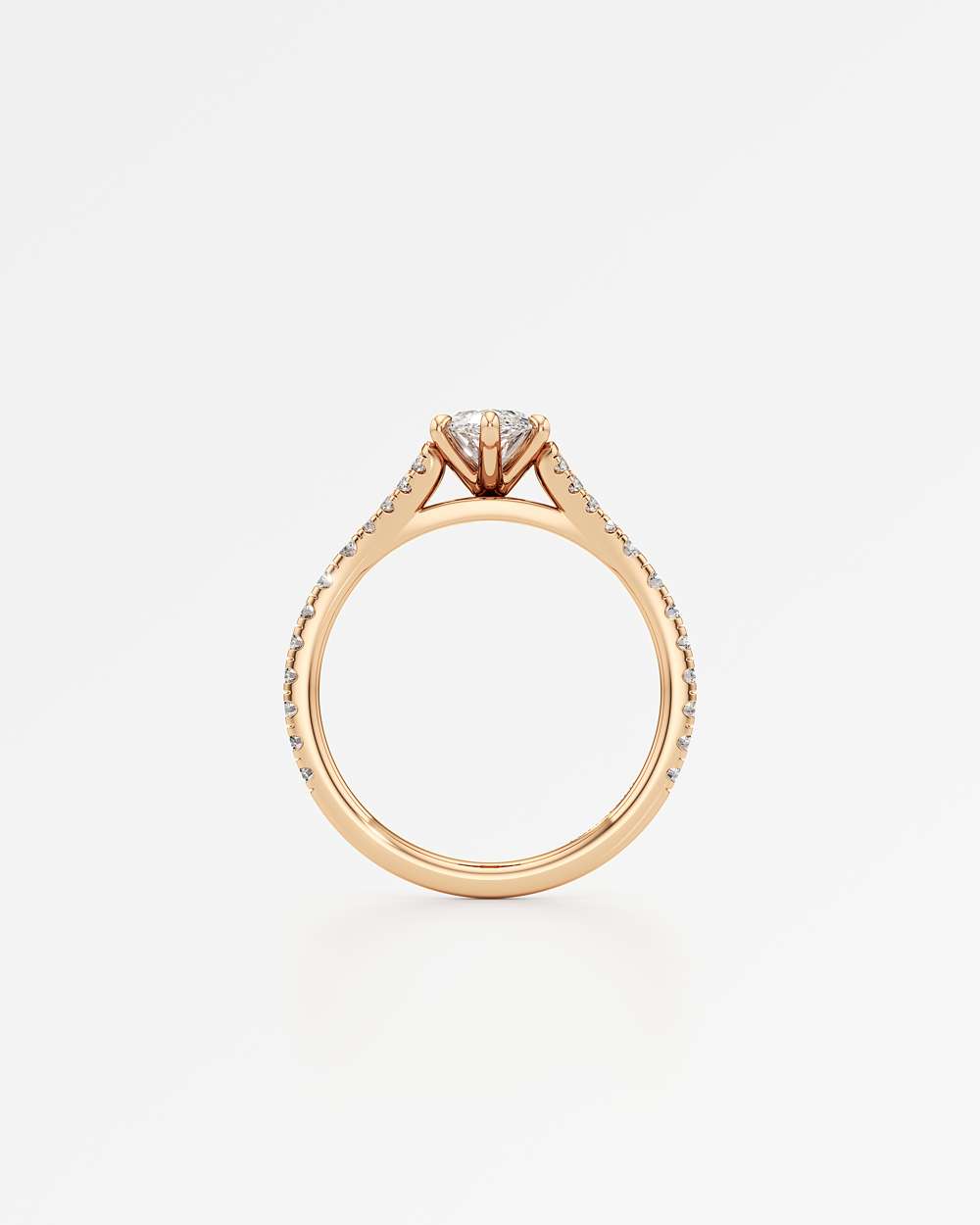Marisol Solitaire Diamond Engagement Ring