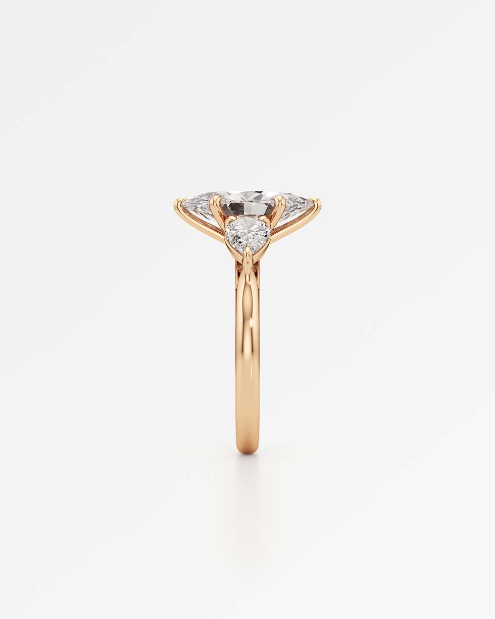 Trinette Solitaire Diamond Engagement Ring