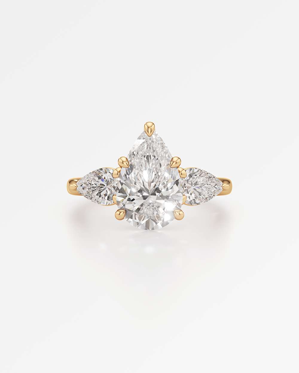 Trinette Solitaire Diamond Engagement Ring