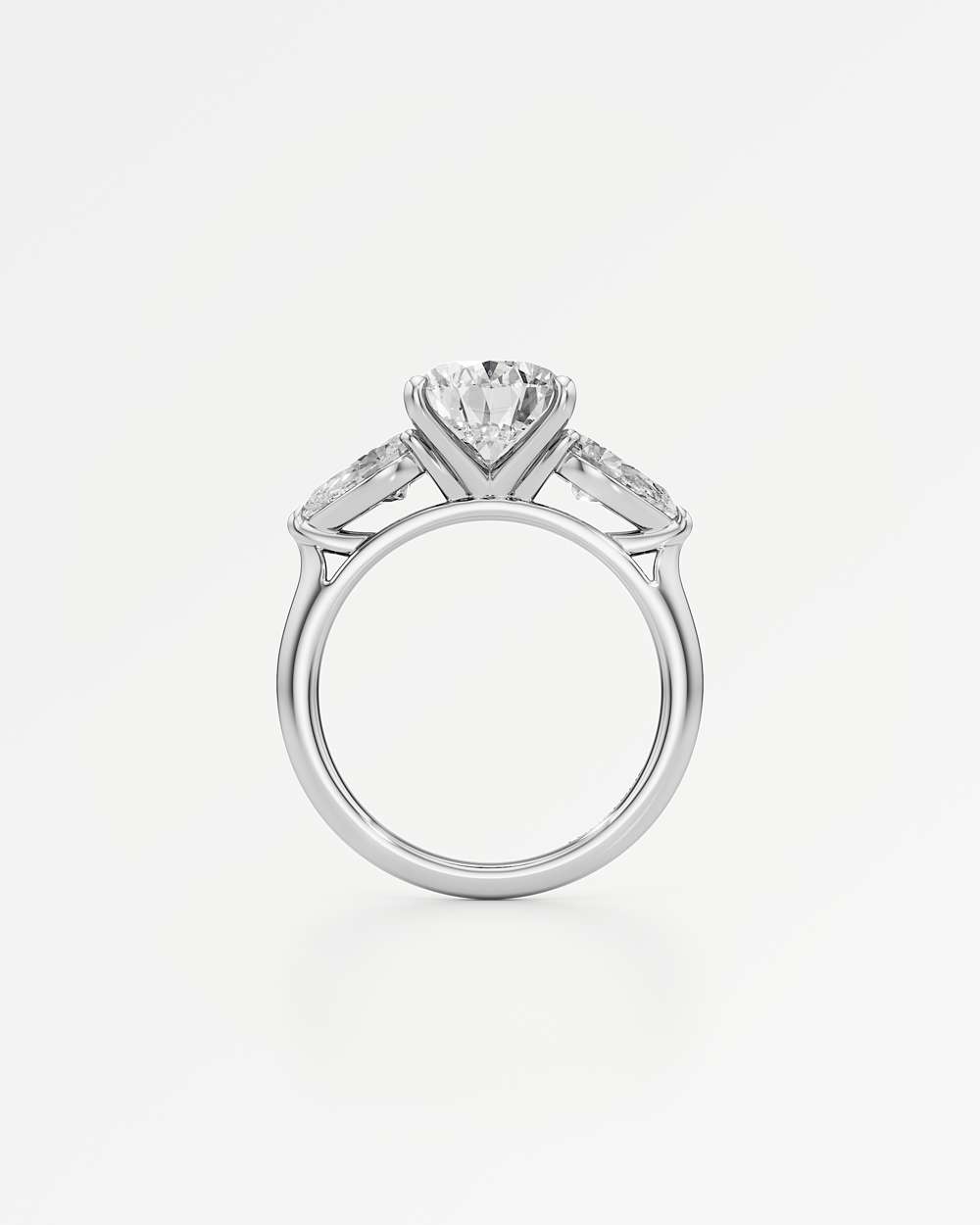 Trinette Solitaire Diamond Engagement Ring
