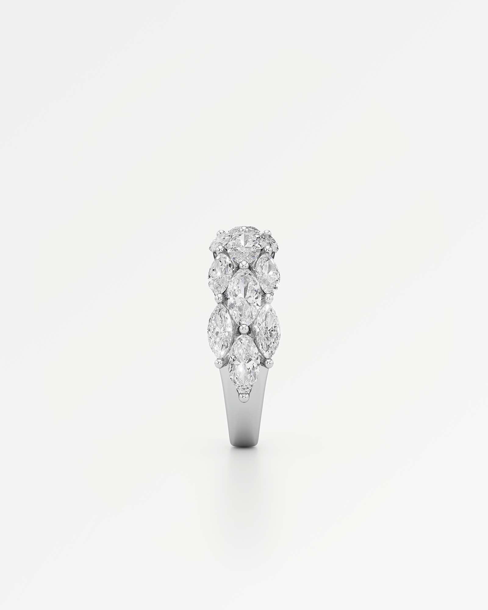 Verve Gaelle Diamond Wedding Band, In 14K White Gold (3.20 ctw)