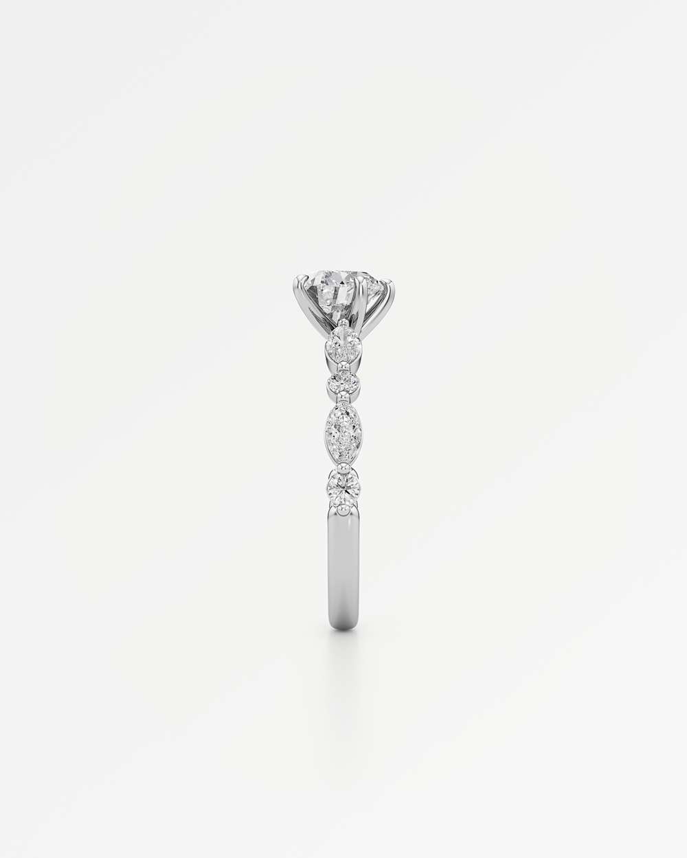Zolaine Solitaire Diamond Engagement Ring
