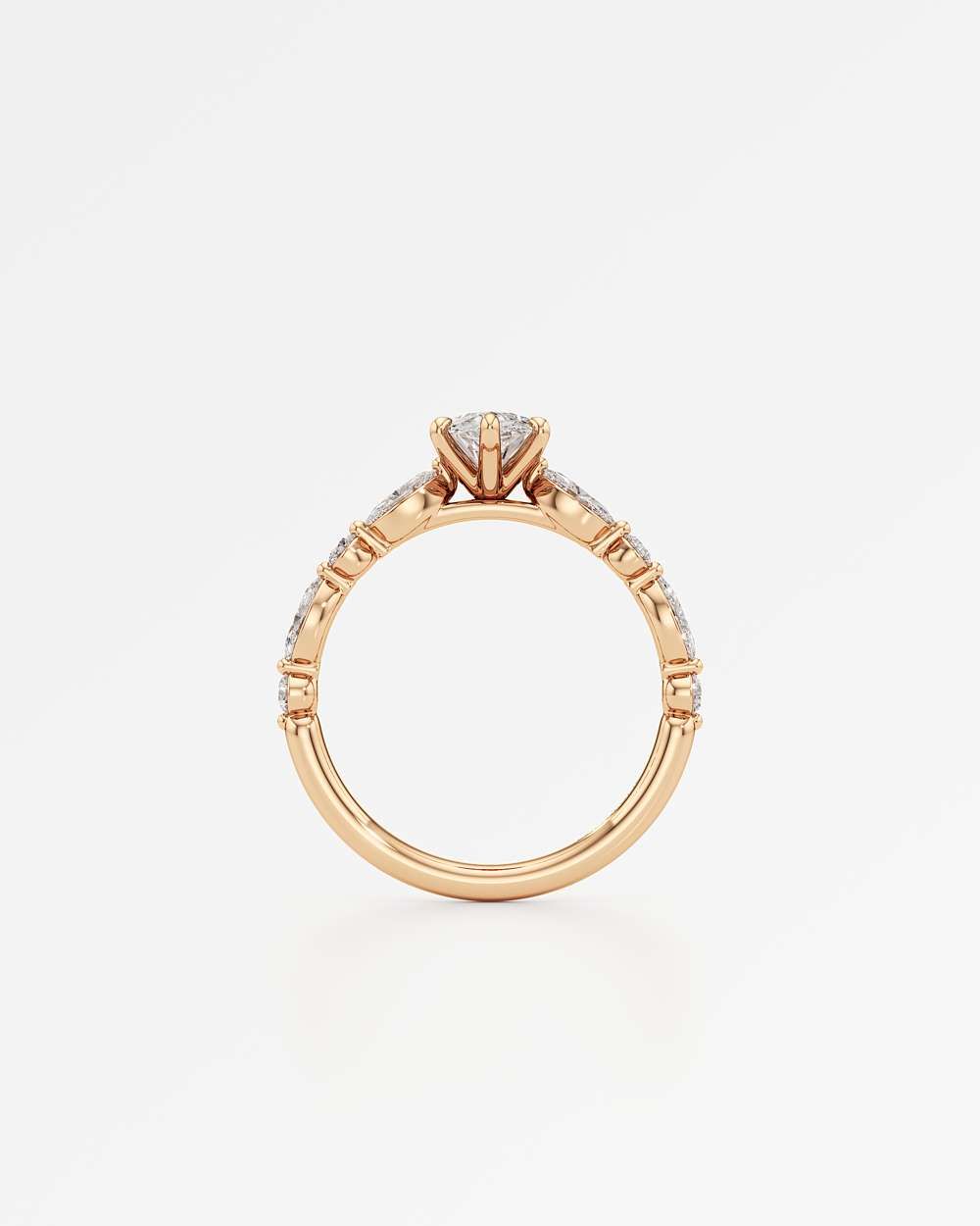Zolaine Solitaire Diamond Engagement Ring